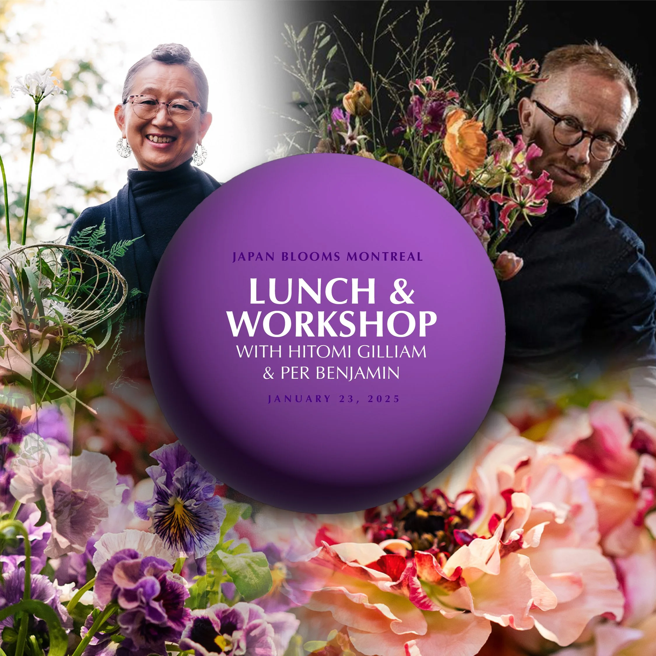 Japan Blooms Montreal Lunch & Workshop