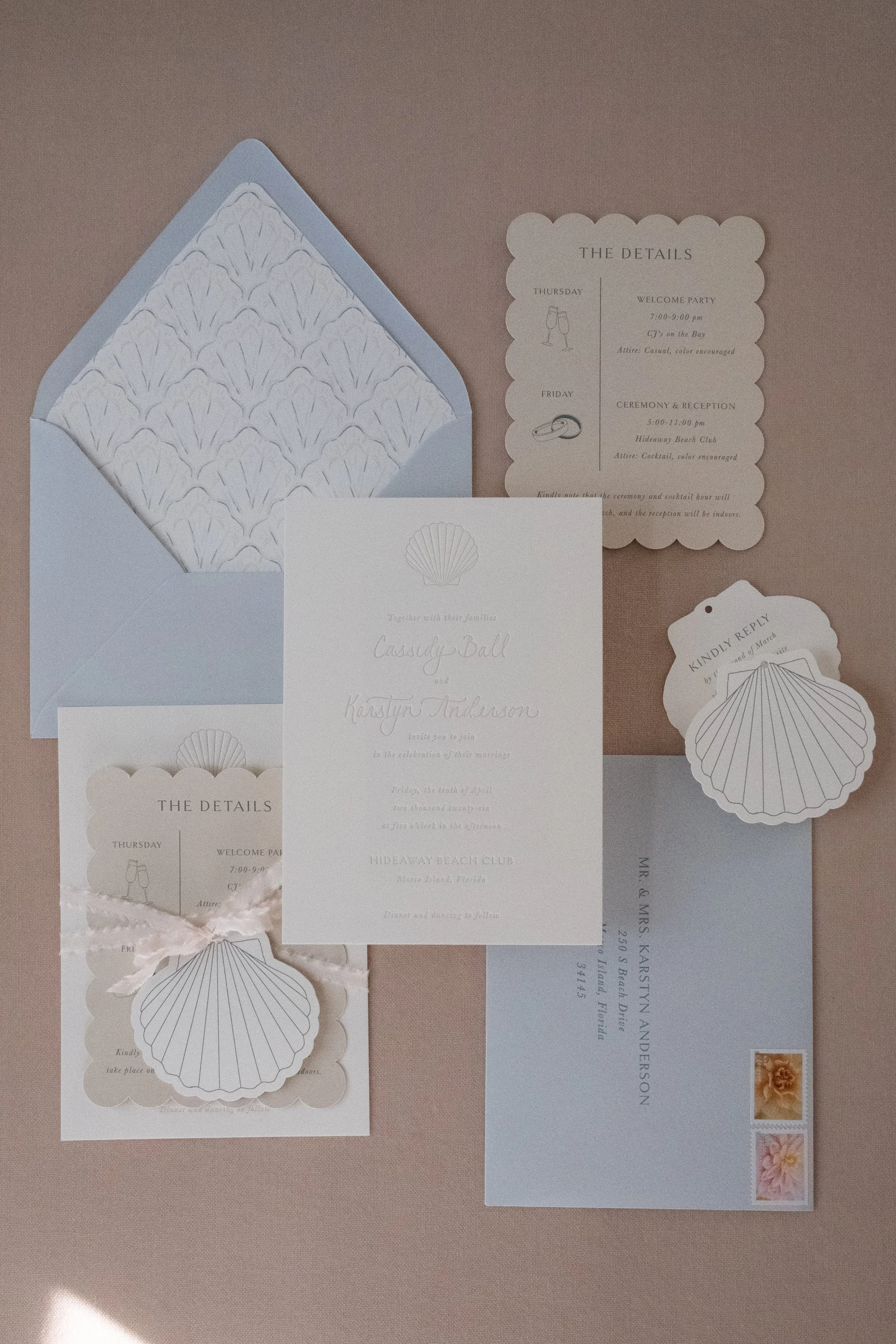 A Coastal Spring Wedding at Hideaway Beach Club