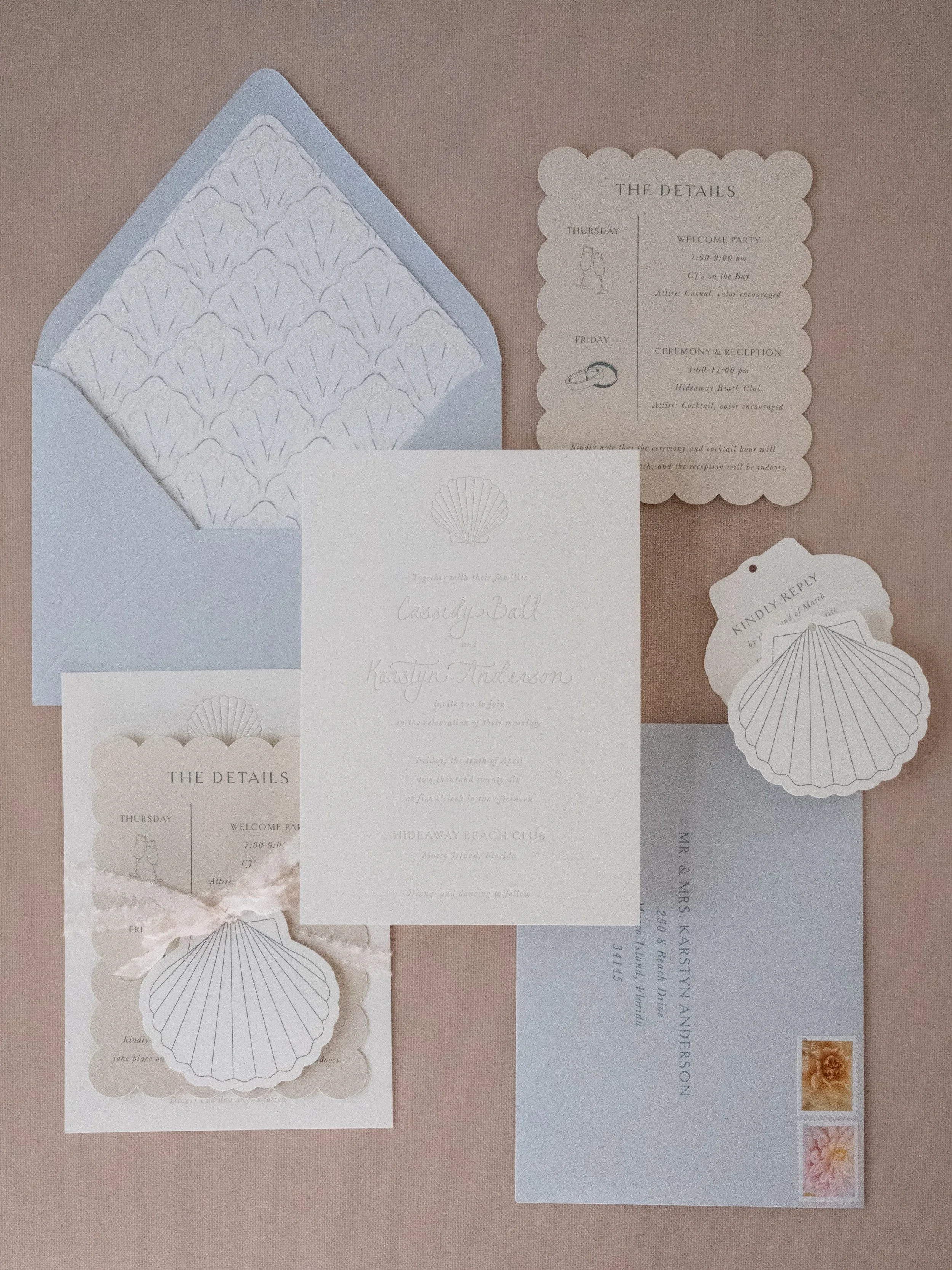 A little Spring and a lot of coastal, for C&amp;K. This suite actually started in a completely different direction. After seeing the first round, they knew it felt too formal and didn&rsquo;t have enough of their fun-loving personality shine through.