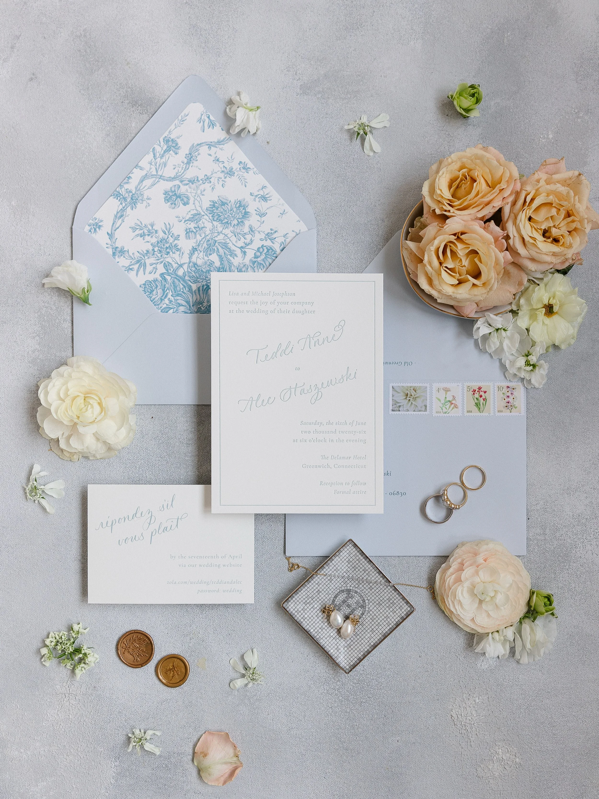 Teddi &amp; Alec&rsquo;s chateau by the sea: a day full of intention, thoughtful design, and the warmest welcome of their loved ones. A special day for such a kind, creative, and hilarious couple. More on what went into their design on the blog today