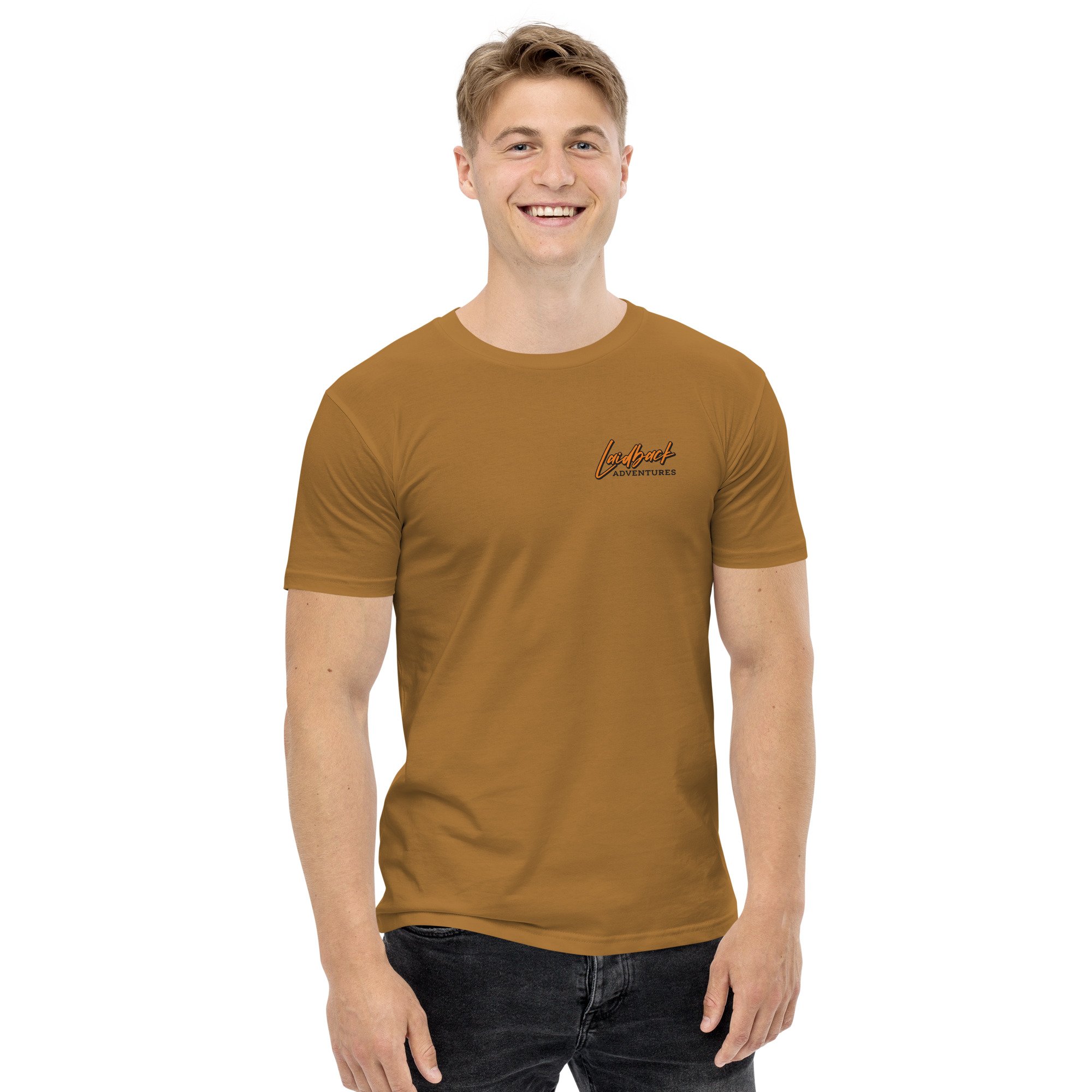 mens-staple-t-shirt-camel-front-2-659e6c766852a.jpg