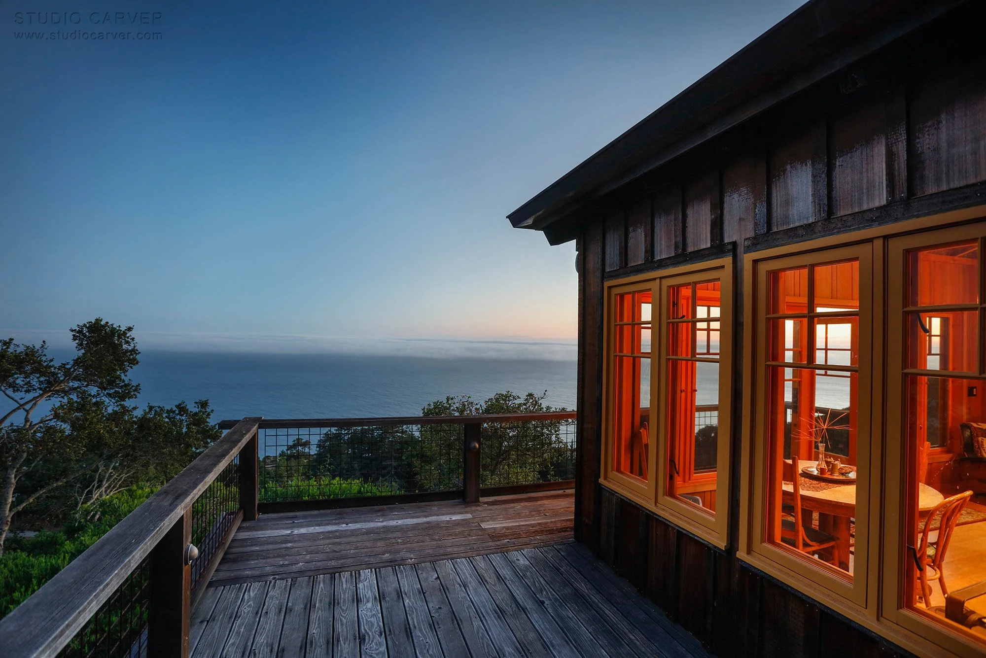 Explore Coastlands in Big Sur, CA - A serene 1,425 sq ft cabin by Studio Carver. Ocean and mountain views await in this secluded paradise.
