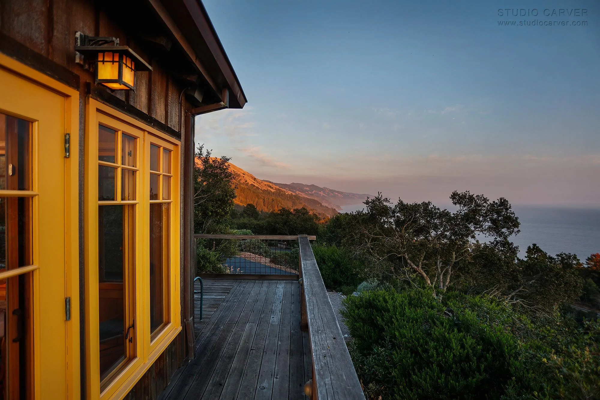 Explore Coastlands in Big Sur, CA - A serene 1,425 sq ft cabin by Studio Carver. Ocean and mountain views await in this secluded paradise.
