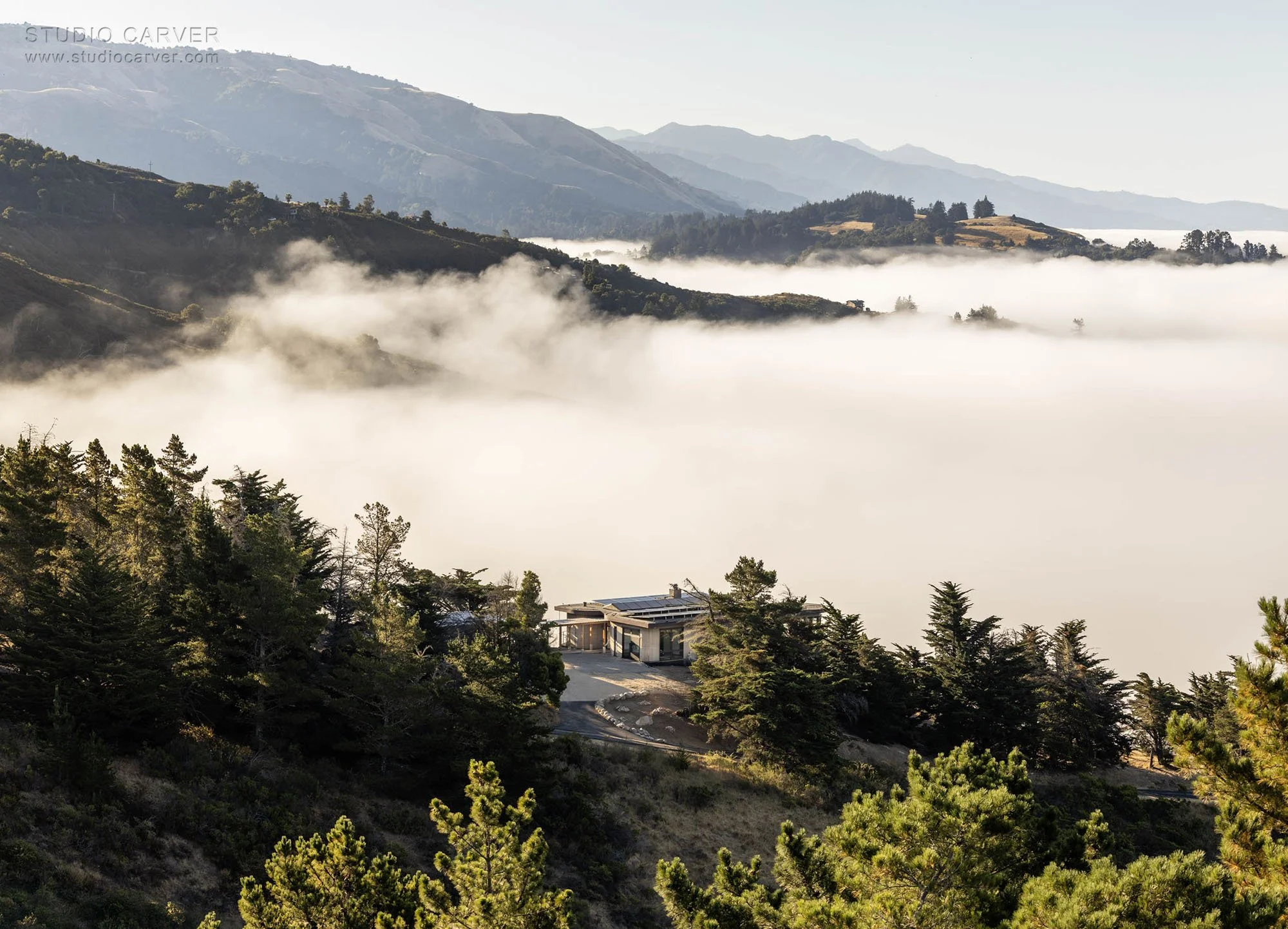 Silver Linings in Big Sur blends passive solar design, wabi-sabi elegance, and extensively researched designs by contemporary architects.