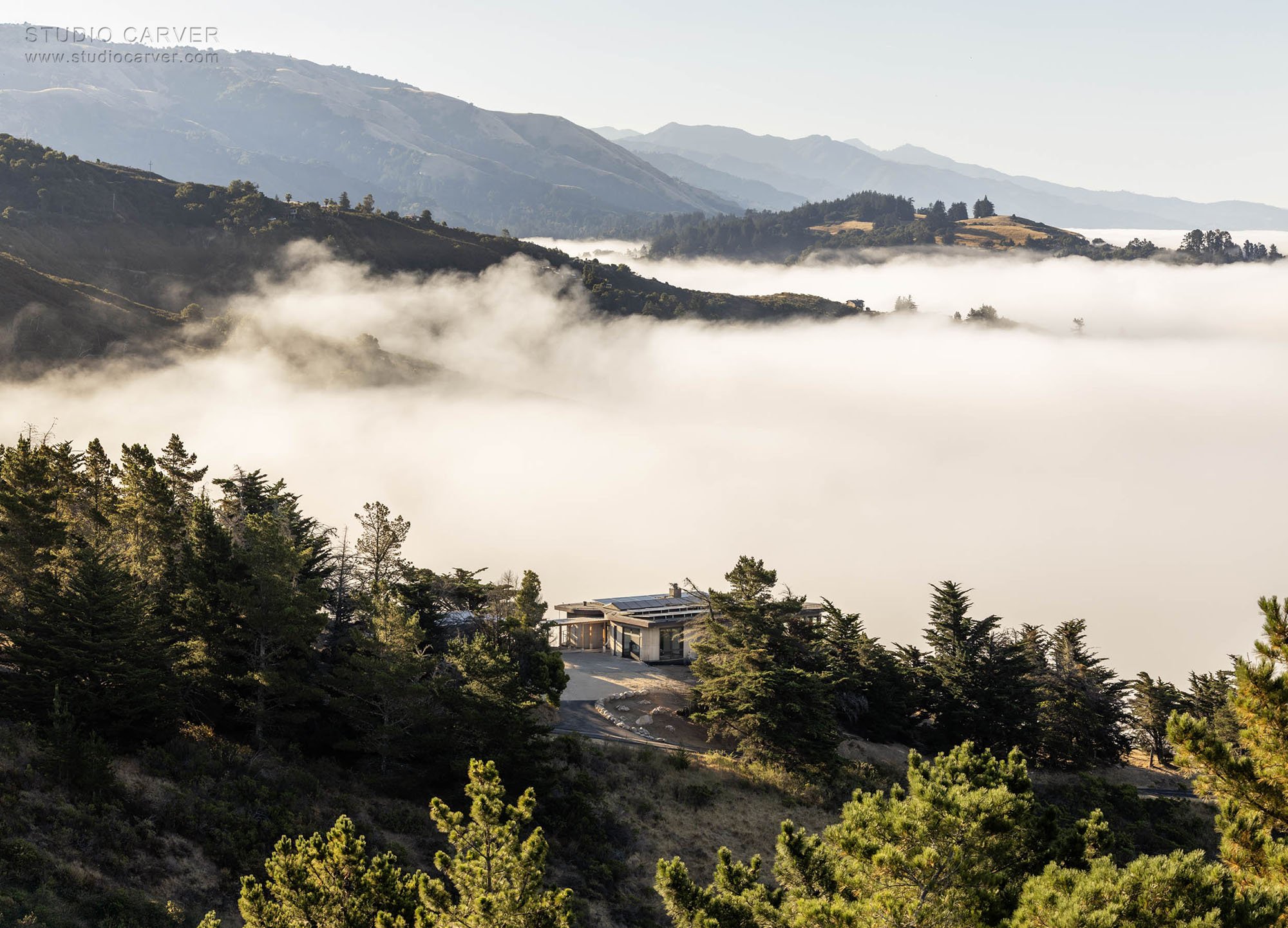 Silver Linings in Big Sur blends passive solar design, wabi-sabi elegance, and extensively researched designs by contemporary architects.