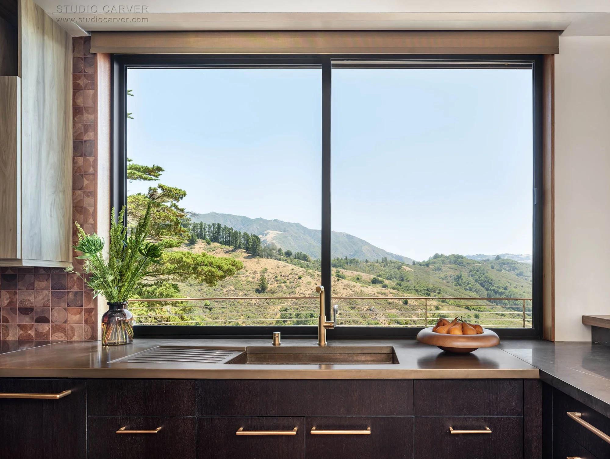 Silver Linings in Big Sur blends passive solar design, wabi-sabi elegance, and extensively researched designs by contemporary architects.