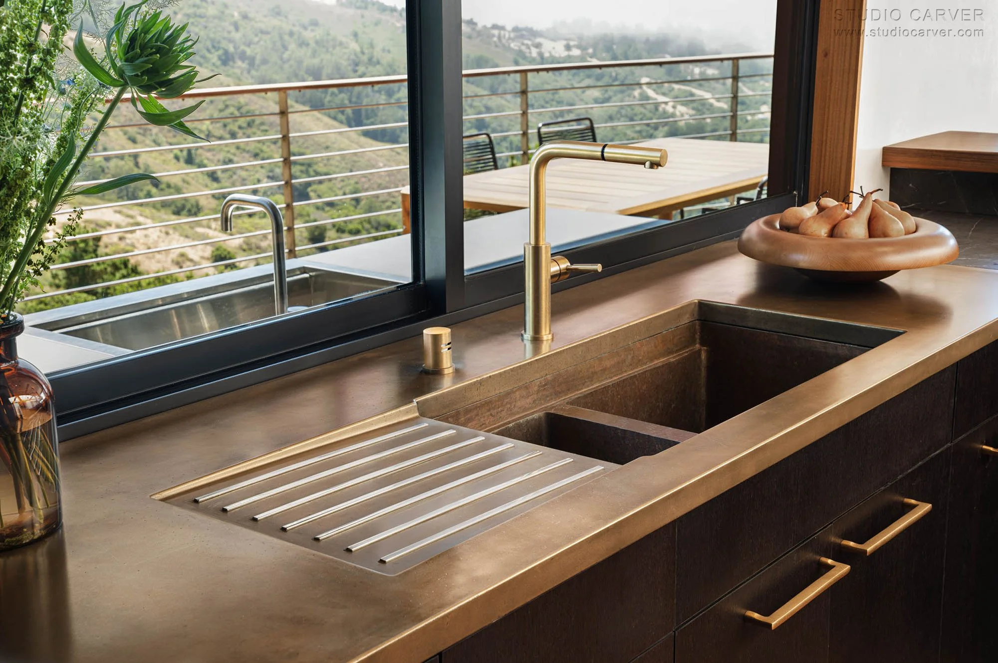 Silver Linings in Big Sur blends passive solar design, wabi-sabi elegance, and extensively researched designs by contemporary architects.