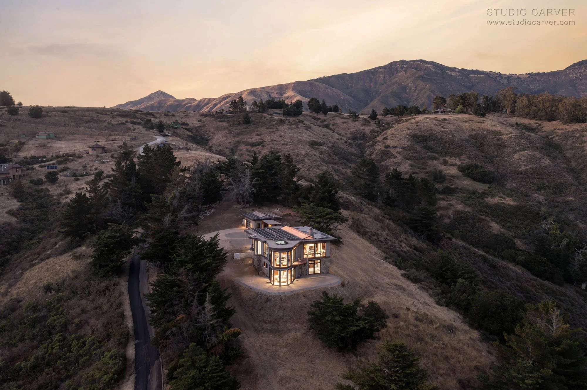 Silver Linings in Big Sur blends passive solar design, wabi-sabi elegance, and extensively researched designs by contemporary architects.