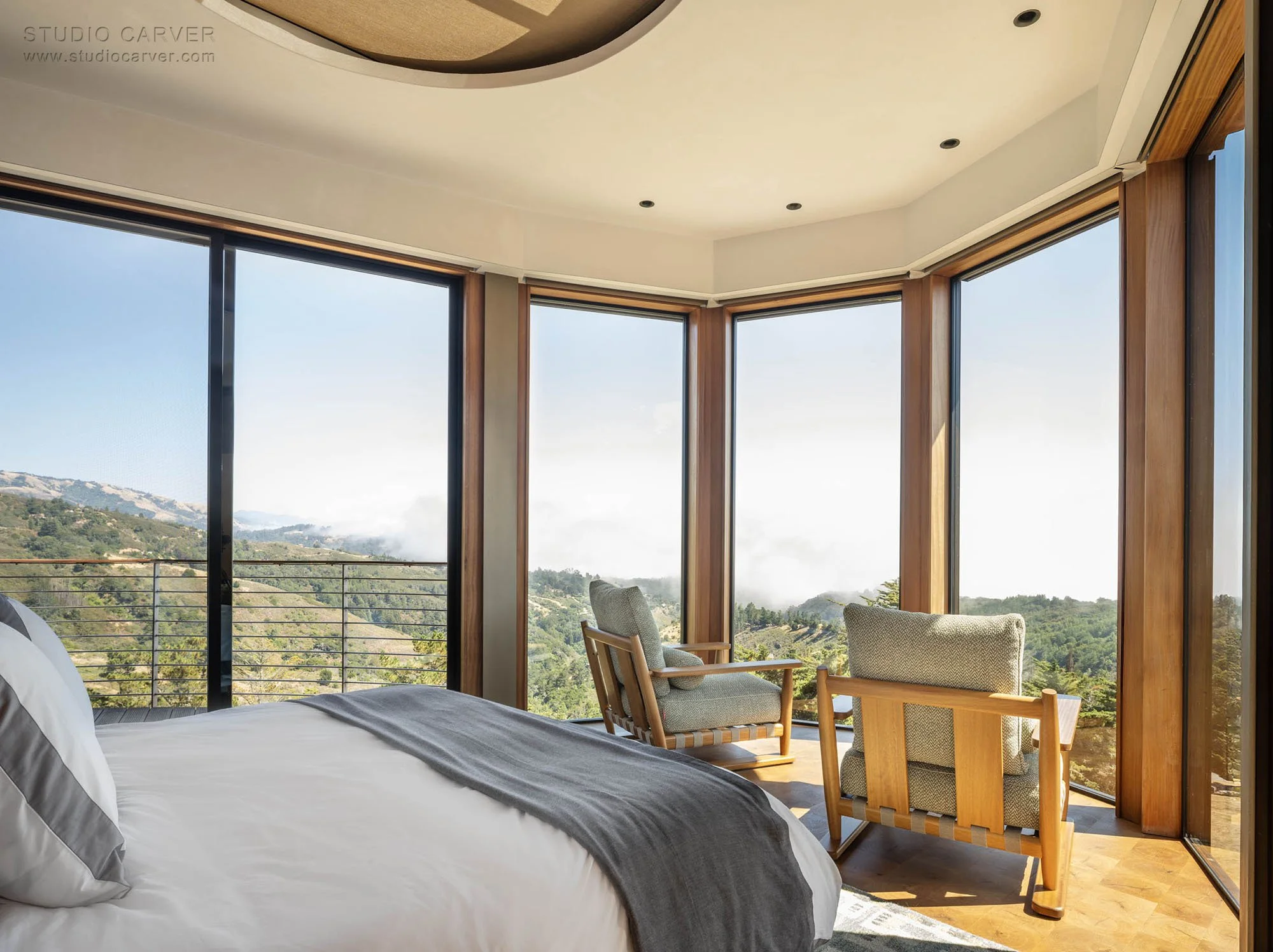 Silver Linings in Big Sur blends passive solar design, wabi-sabi elegance, and extensively researched designs by contemporary architects.