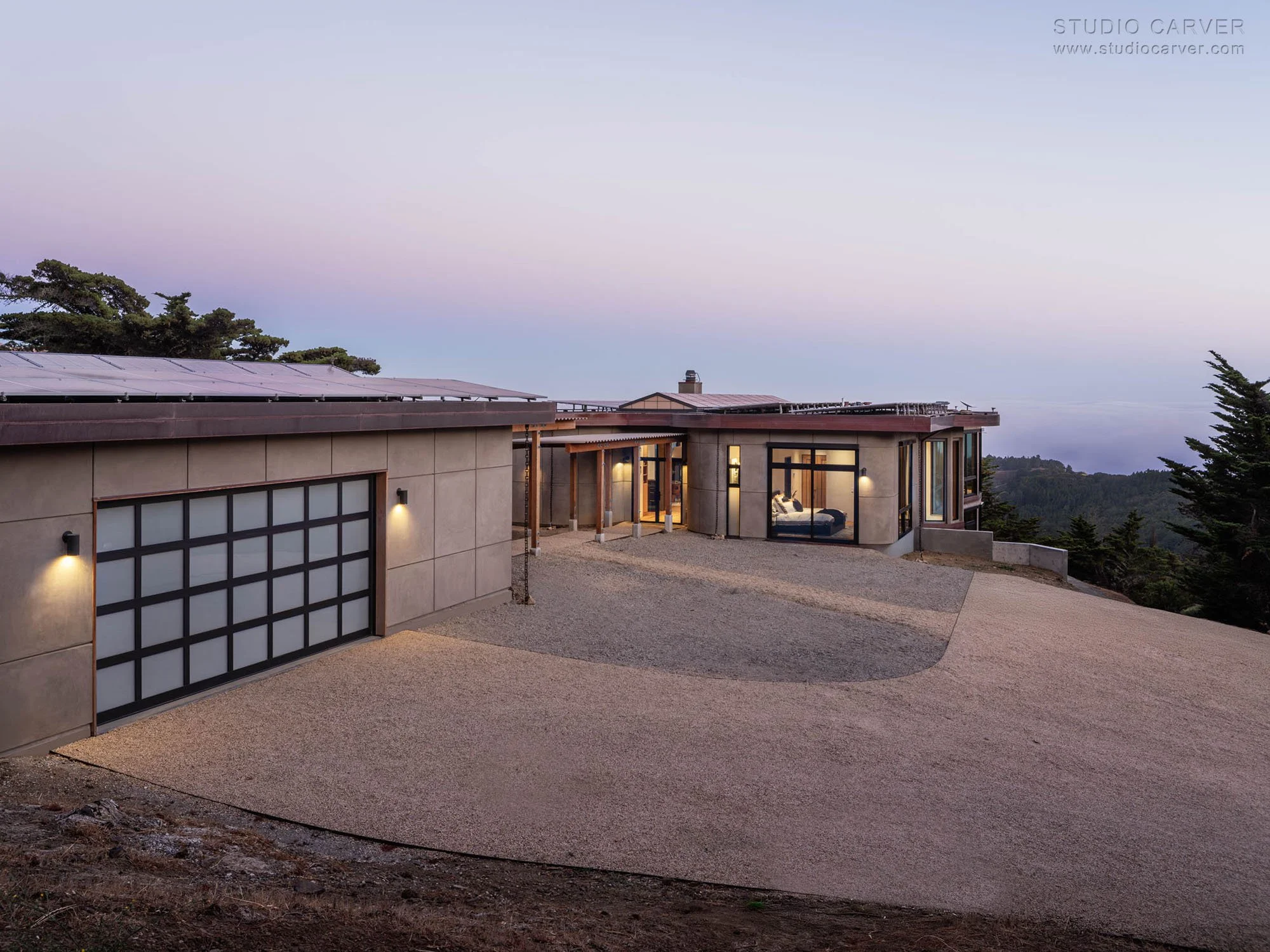 Silver Linings in Big Sur blends passive solar design, wabi-sabi elegance, and extensively researched designs by contemporary architects.
