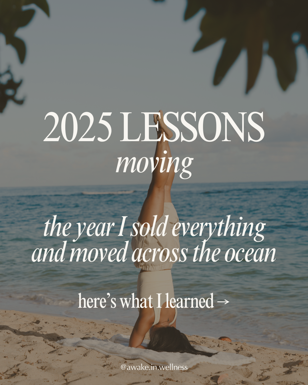 2025 Lessons in Moving