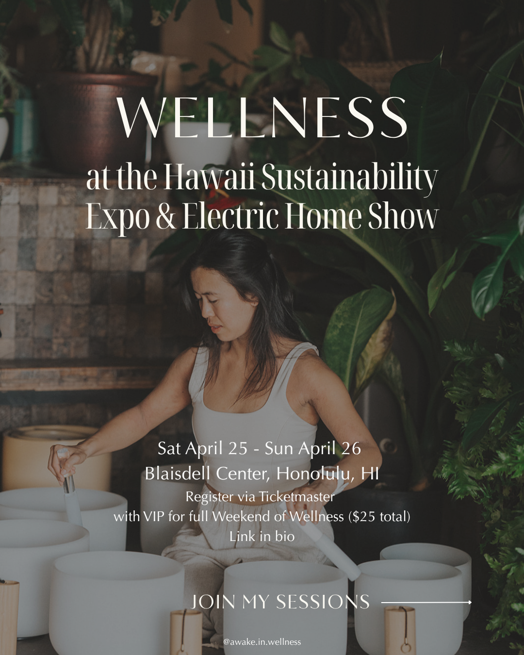 Somatic Self Regulation &amp; Sound Bath at Hawaii Sustainability Expo