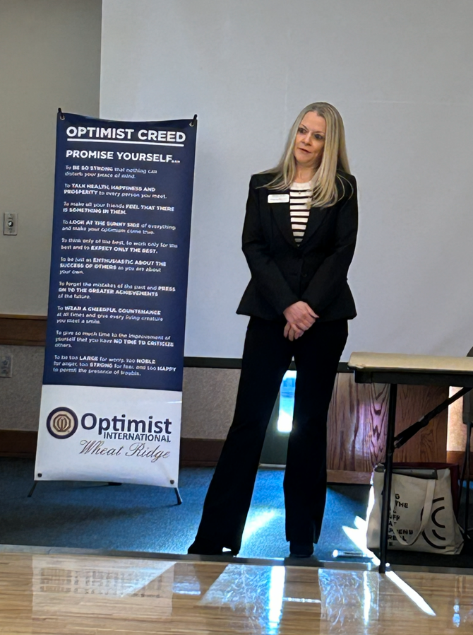 1/21 - Guest speaker at WR Optimist club this morning- Mikayla Llamos, Spark Hope Automotive. For single mothers, 501-C3 providing discounted car service at 3 repair shops, original started in Golden.