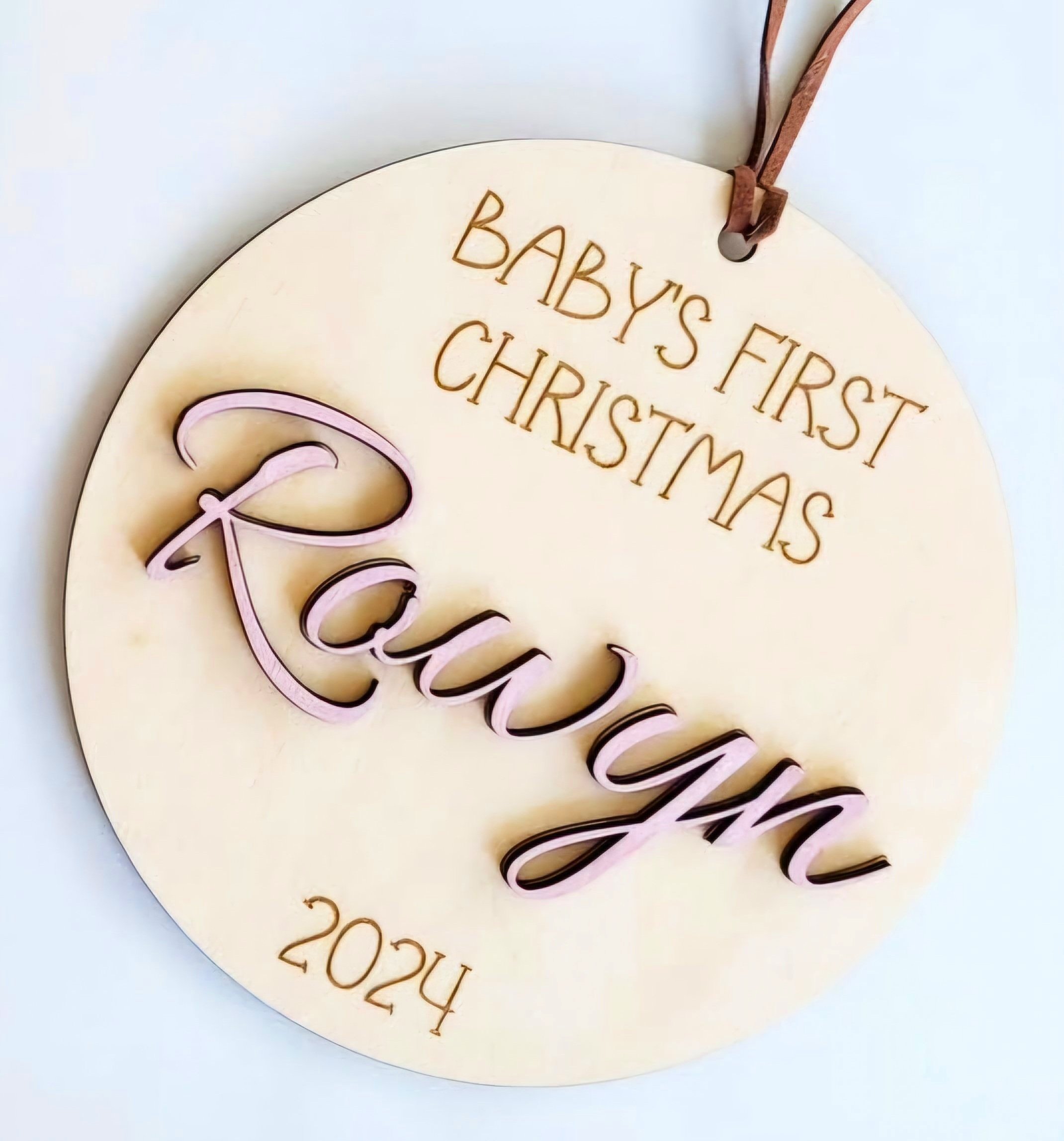 Personalized My First Christmas Ornament