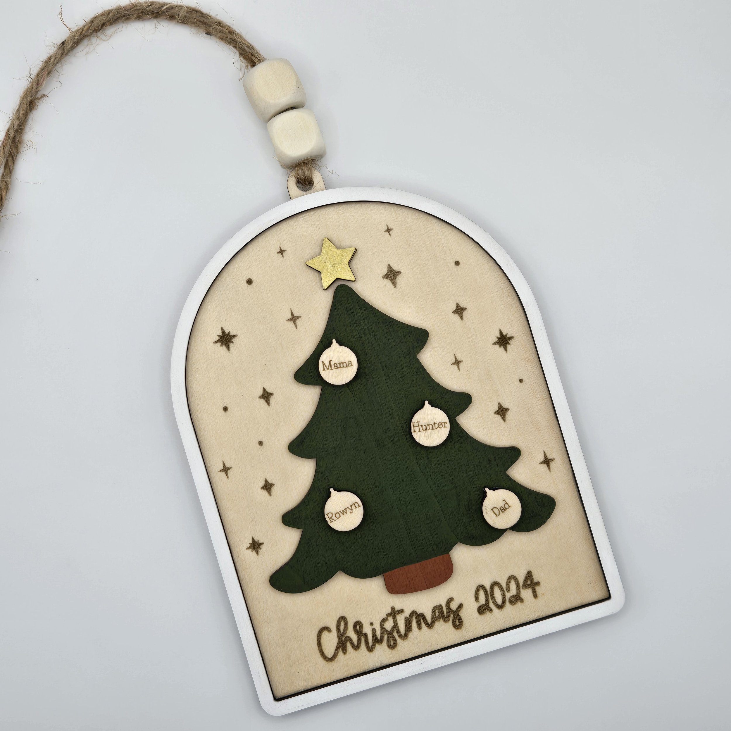 Personalized Family Christmas Ornament