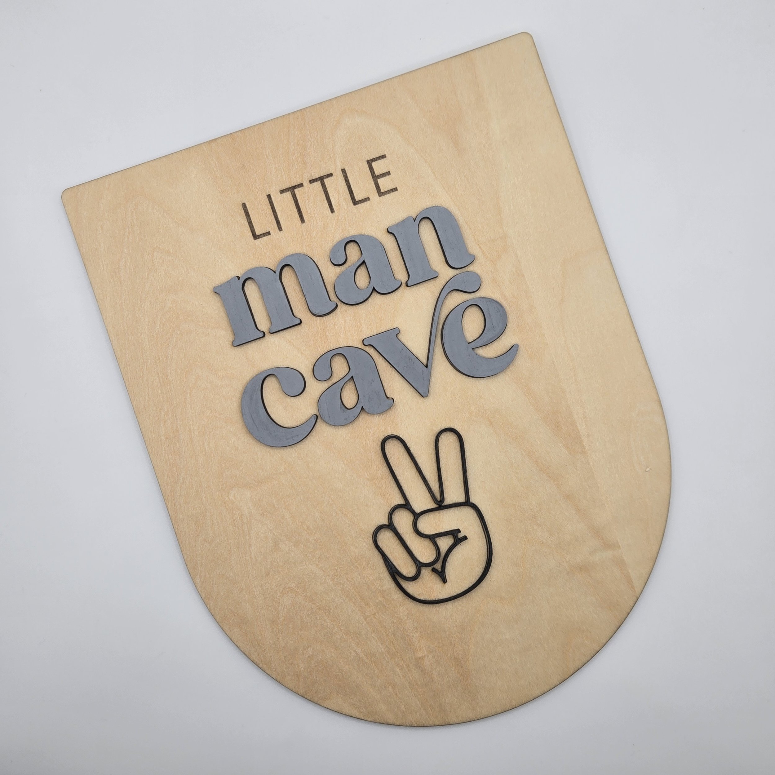 Little Man Cave Nursery Sign