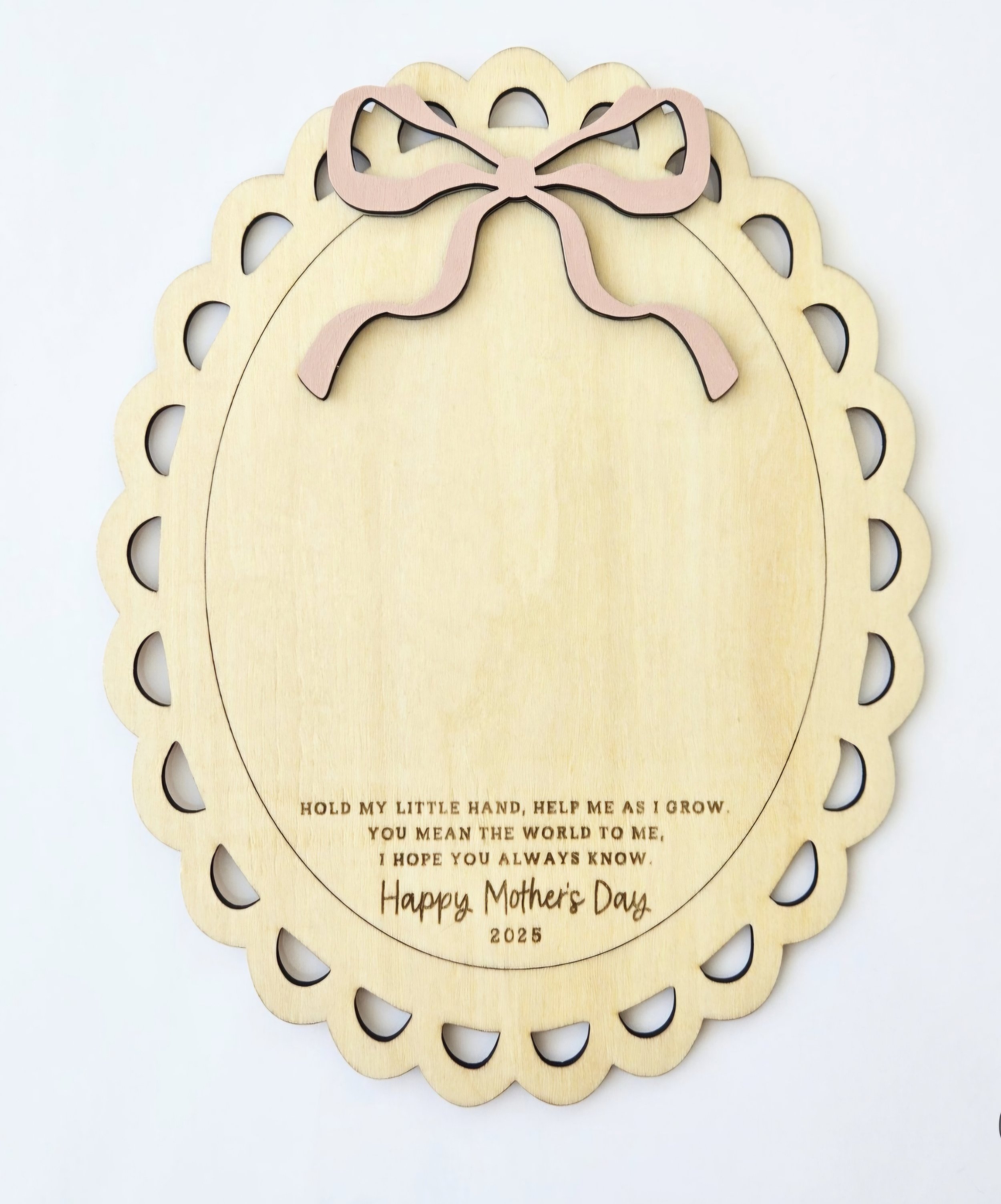 Mothers Day handprint keepsake sign