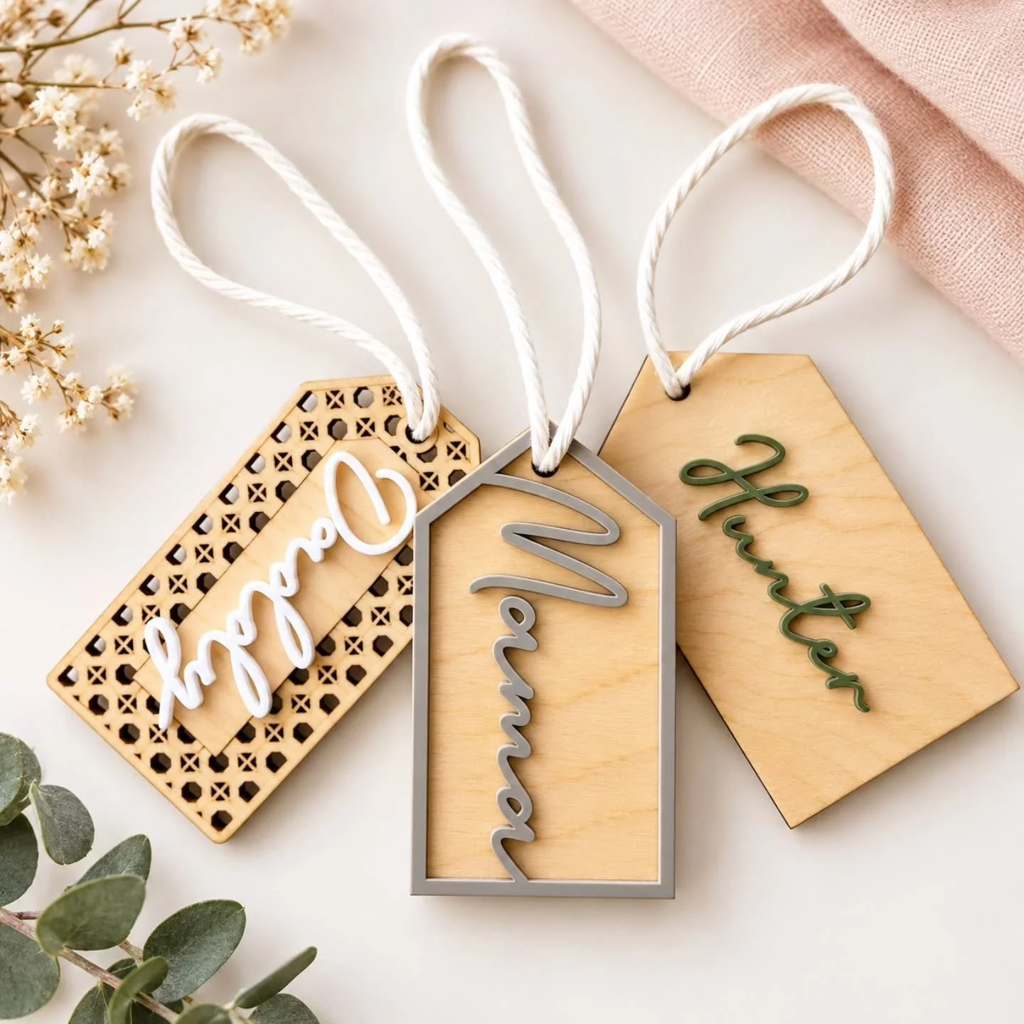 Working on some new Stocking Tags. 
Which one is your favorite? 

Sorry, not sorry for the Christmas content!