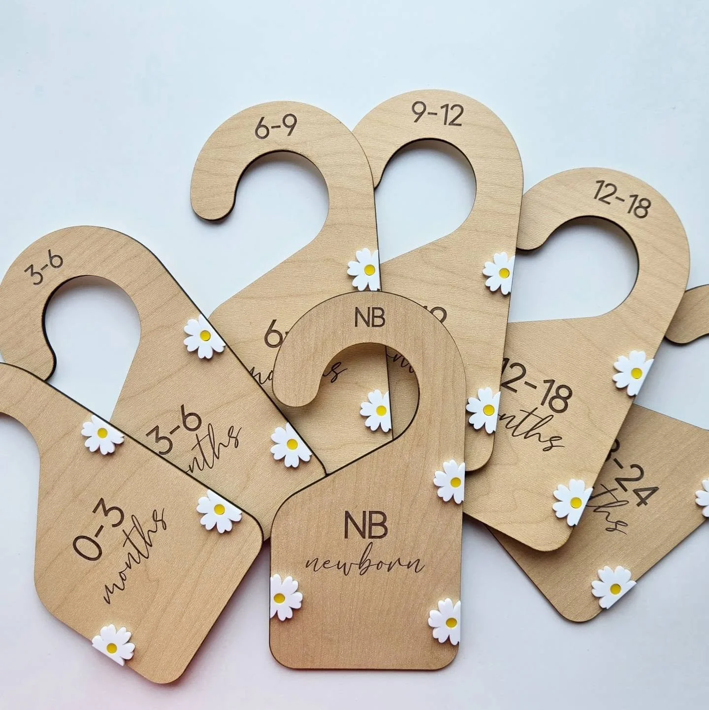 Giving some of our closet divider sets a little GLOW UP 🌼

Because who says getting organized can't be cute too?  These updated designs make organizing your little one's wardrobe even sweeter!

These and other designs will be available at next week'