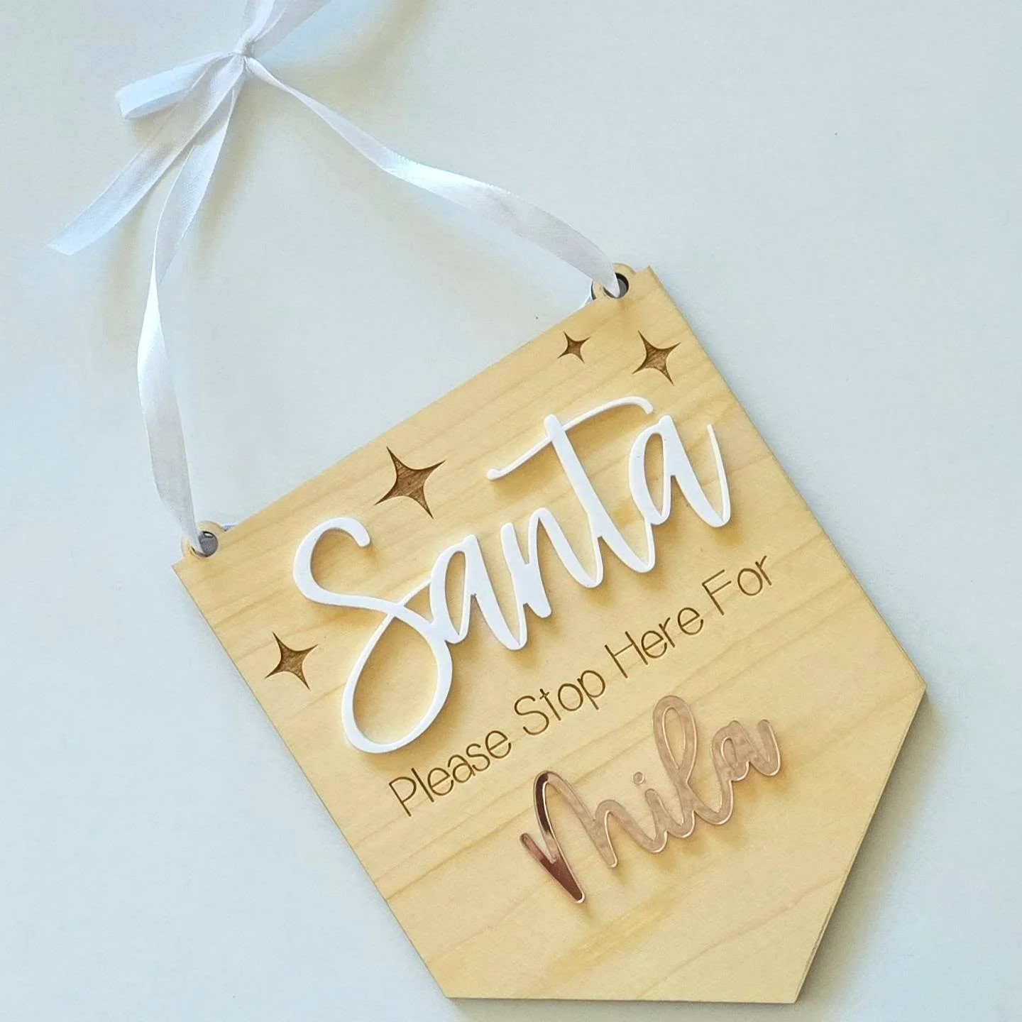 This sign is always a favorite! Now if only I could properly photograph mirrored rose gold acrylic 🤦&zwj;♀️

I will load this to the website soon

I haven't added a closing date for Stocking pre-orders yet. I am kind of basing it on number of orders