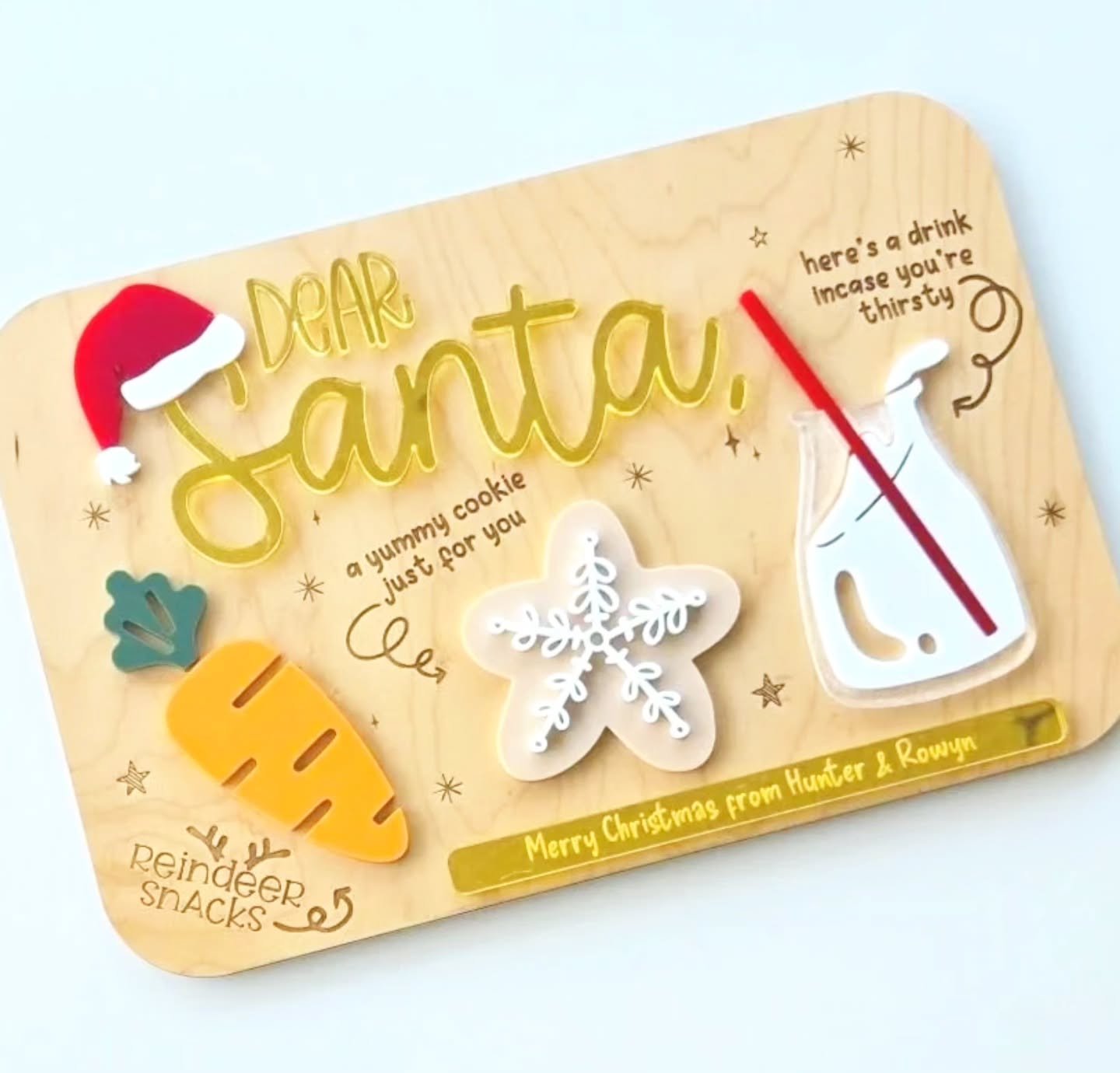I love how magical this Santa Snack Tray feels. 

It&rsquo;s such a cute Christmas tradition that I remember from when I was little, and it makes me so happy that my kids love doing it just as much.

Although&hellip; if we left out spicy meat sticks 