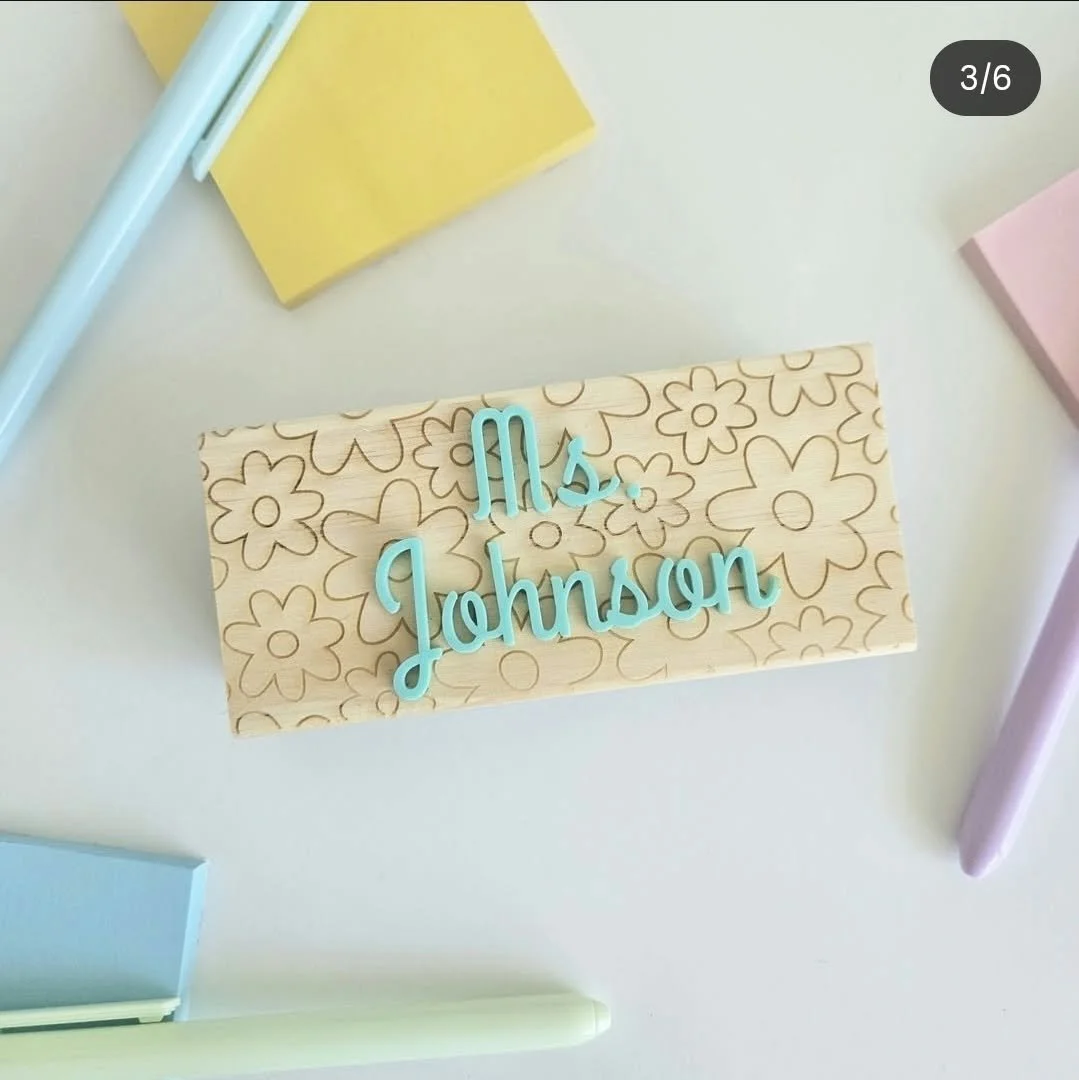 Engraved Whiteboard/Chalkboard Eraser
