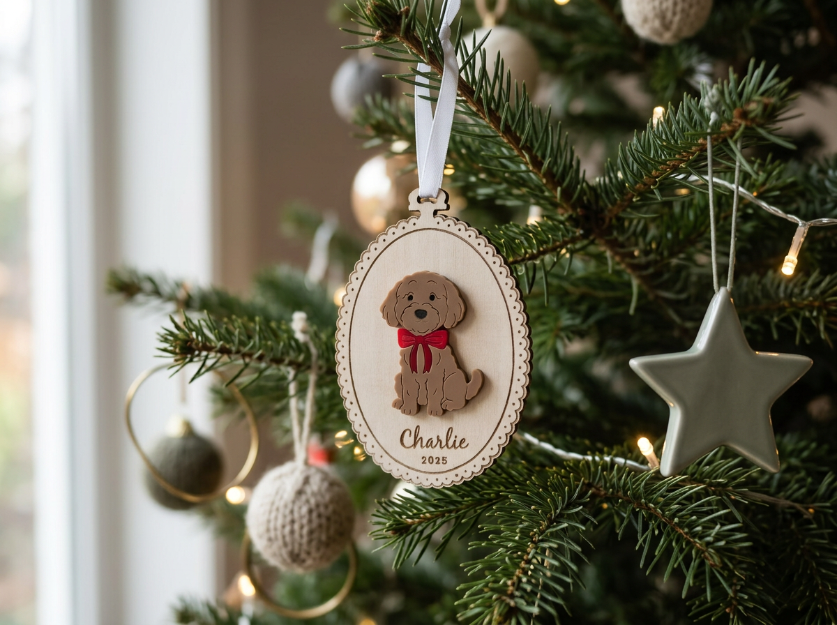 Puppy Christmas Ornament