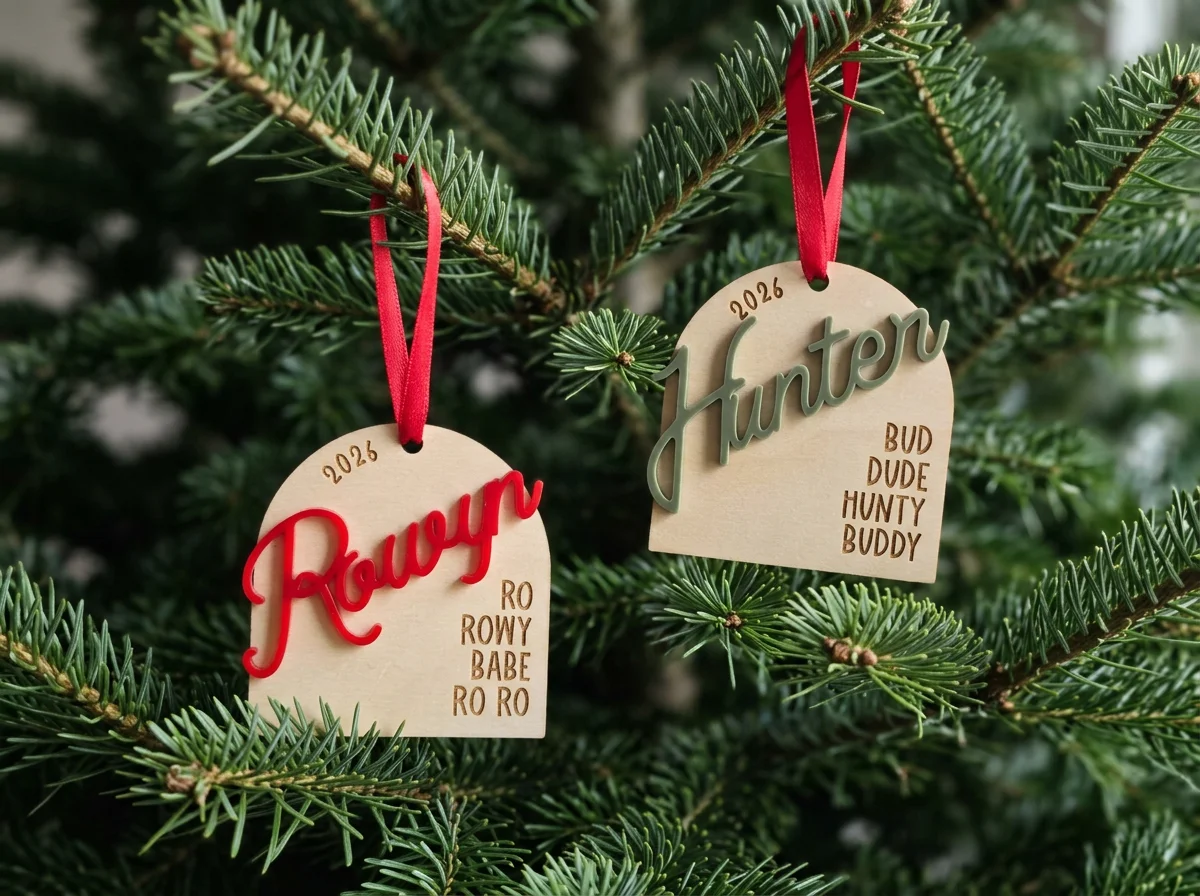 Nickname Christmas Ornament