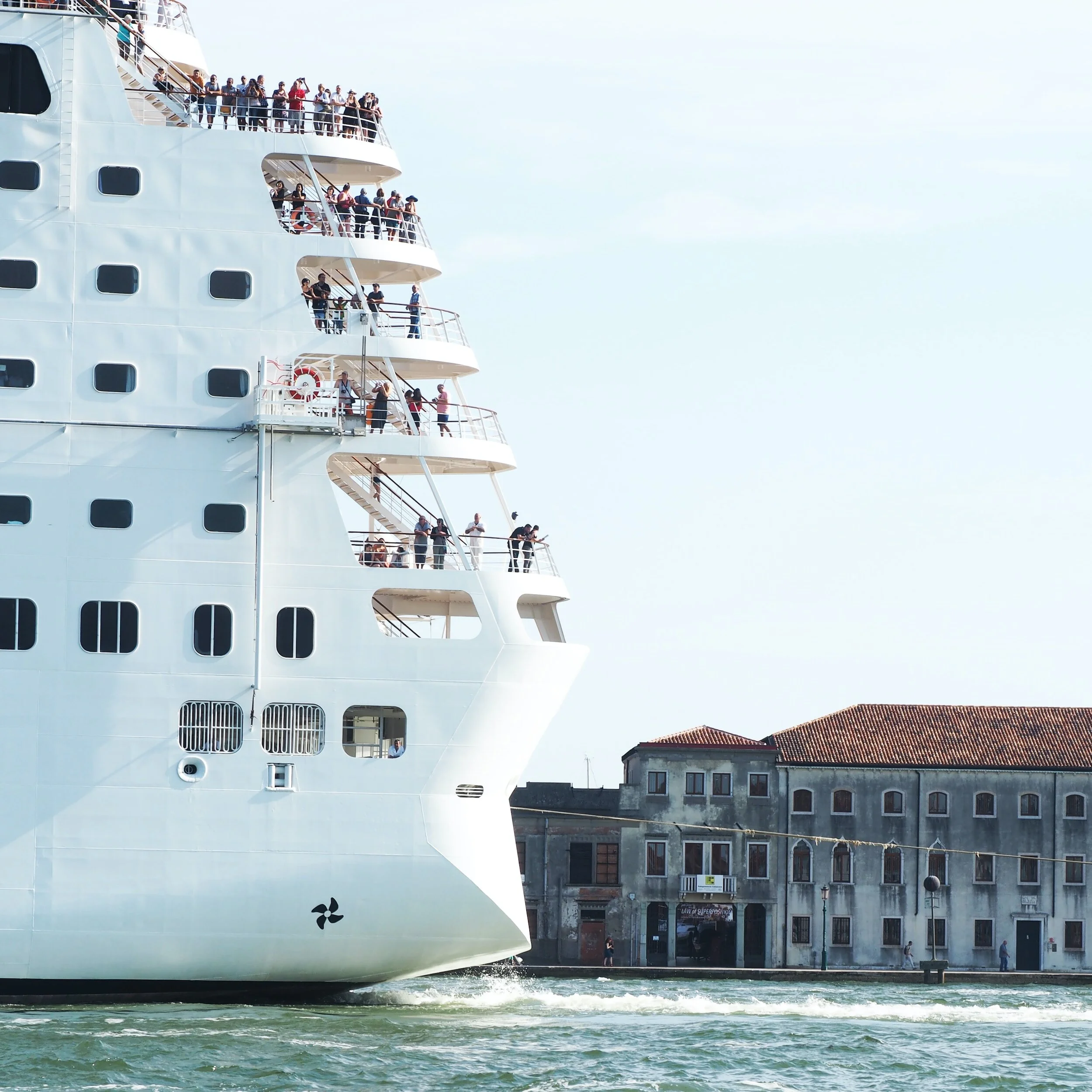 Venice cruise ship over tourism
