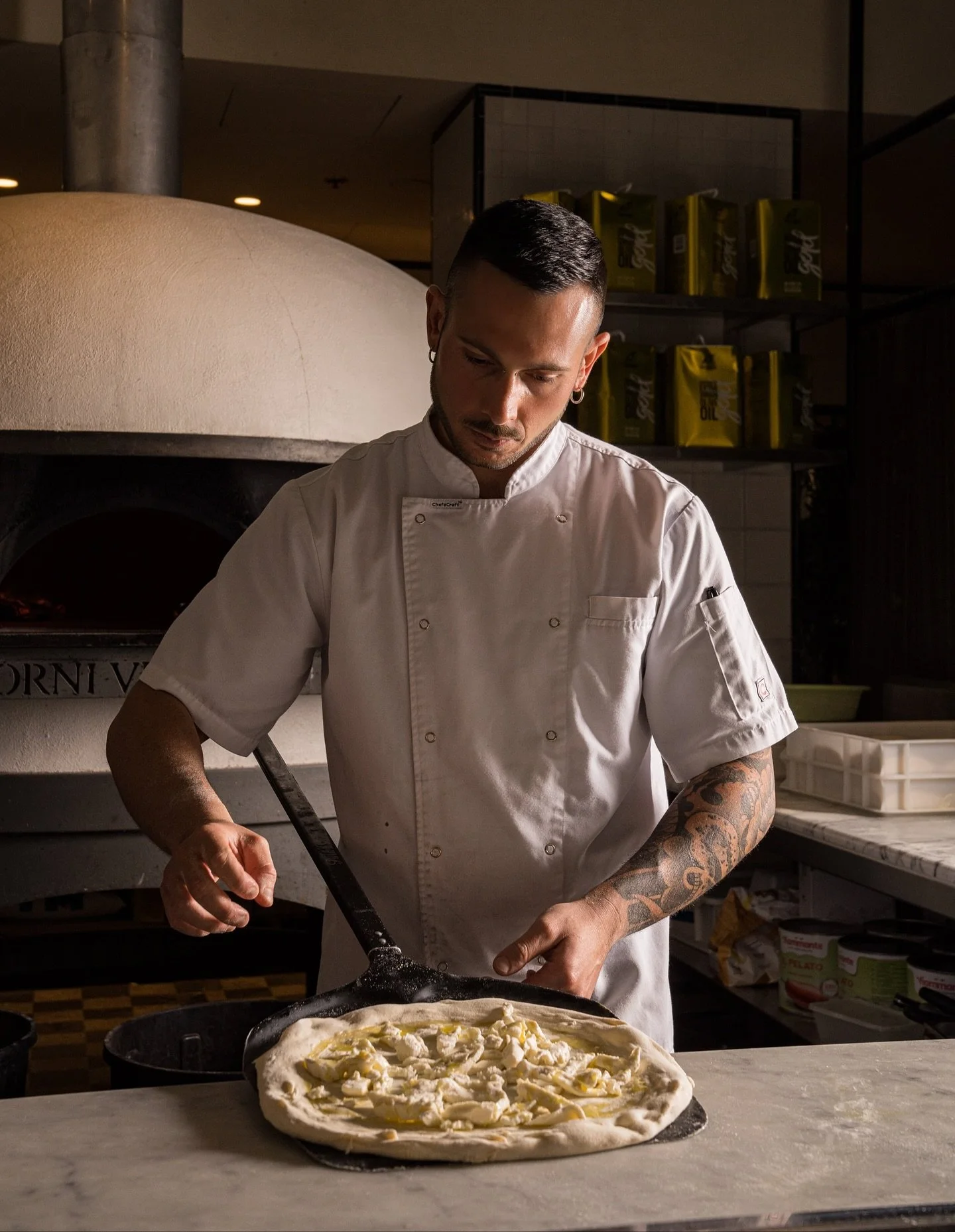 Every pizza is handmade by Mario, our master pizzaiolo. Come enjoy authentic, wood-fired Italian pizza in the heart of Sydney. #Matteo #Downtown