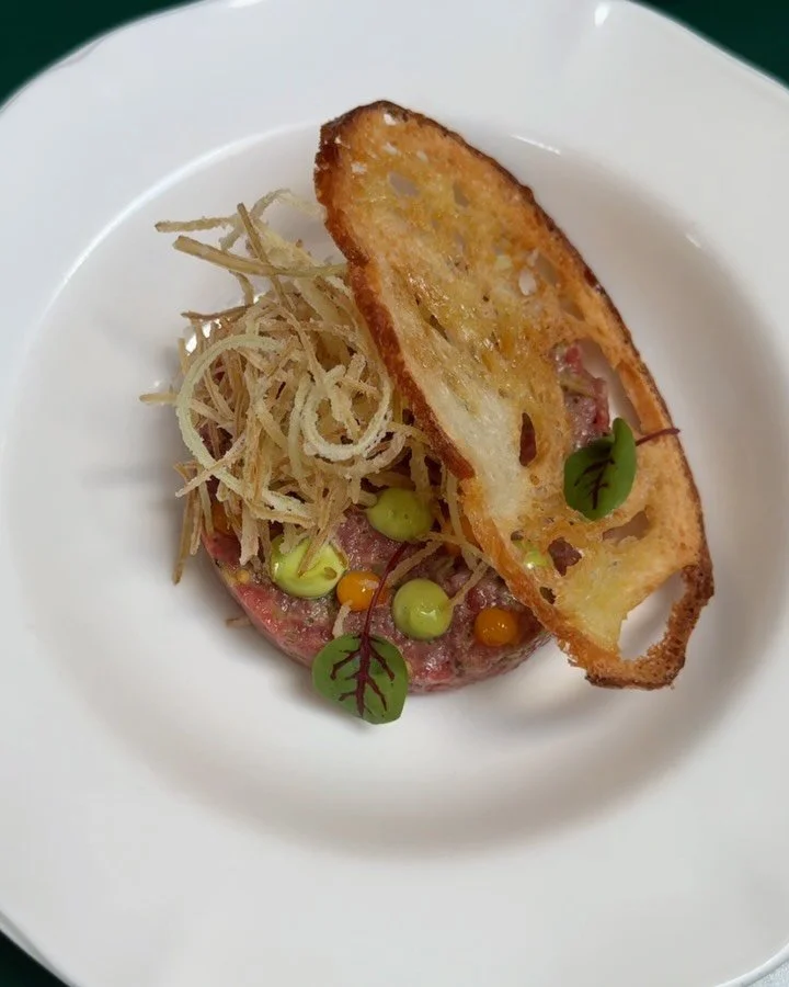 Tartare di Manzo with thinly sliced Wagyu, hazelnuts, balsamic and parmesan. A modern Italian classic.

Best enjoyed with a glass of wine in the afternoon sun 🍷 Book your table via link in bio. #Matteo Downtown