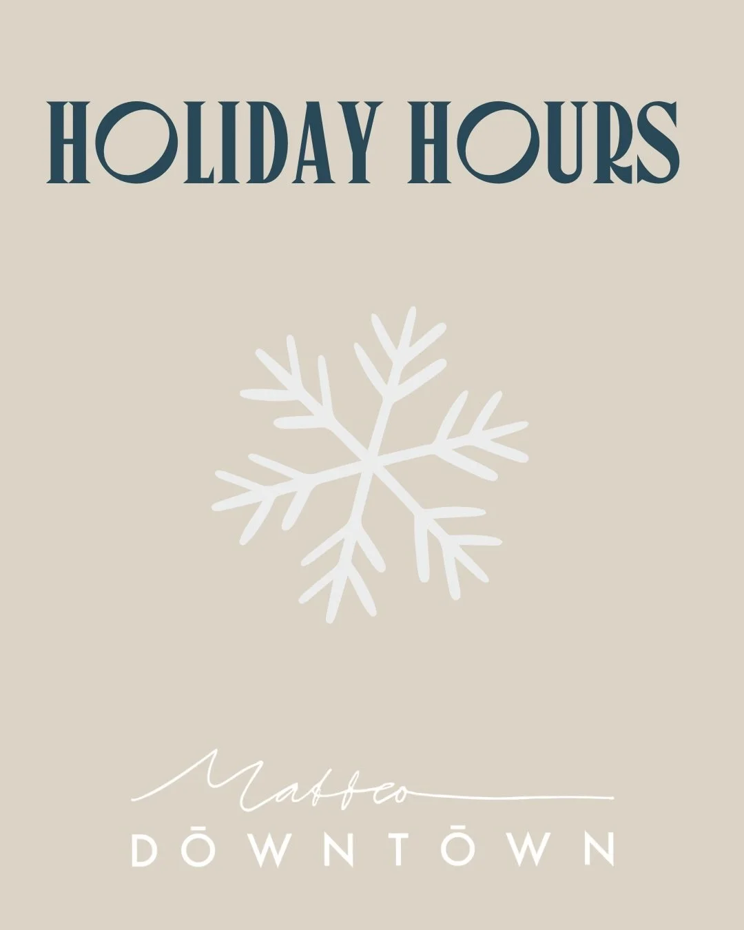 The holidays are around the corner, so here&rsquo;s a little guide to when our doors will be open🎄 

Plan your end-of-year catch-ups, long lunches and summer dinners with us at Matteo Downtown. #Matteo #Downtown
