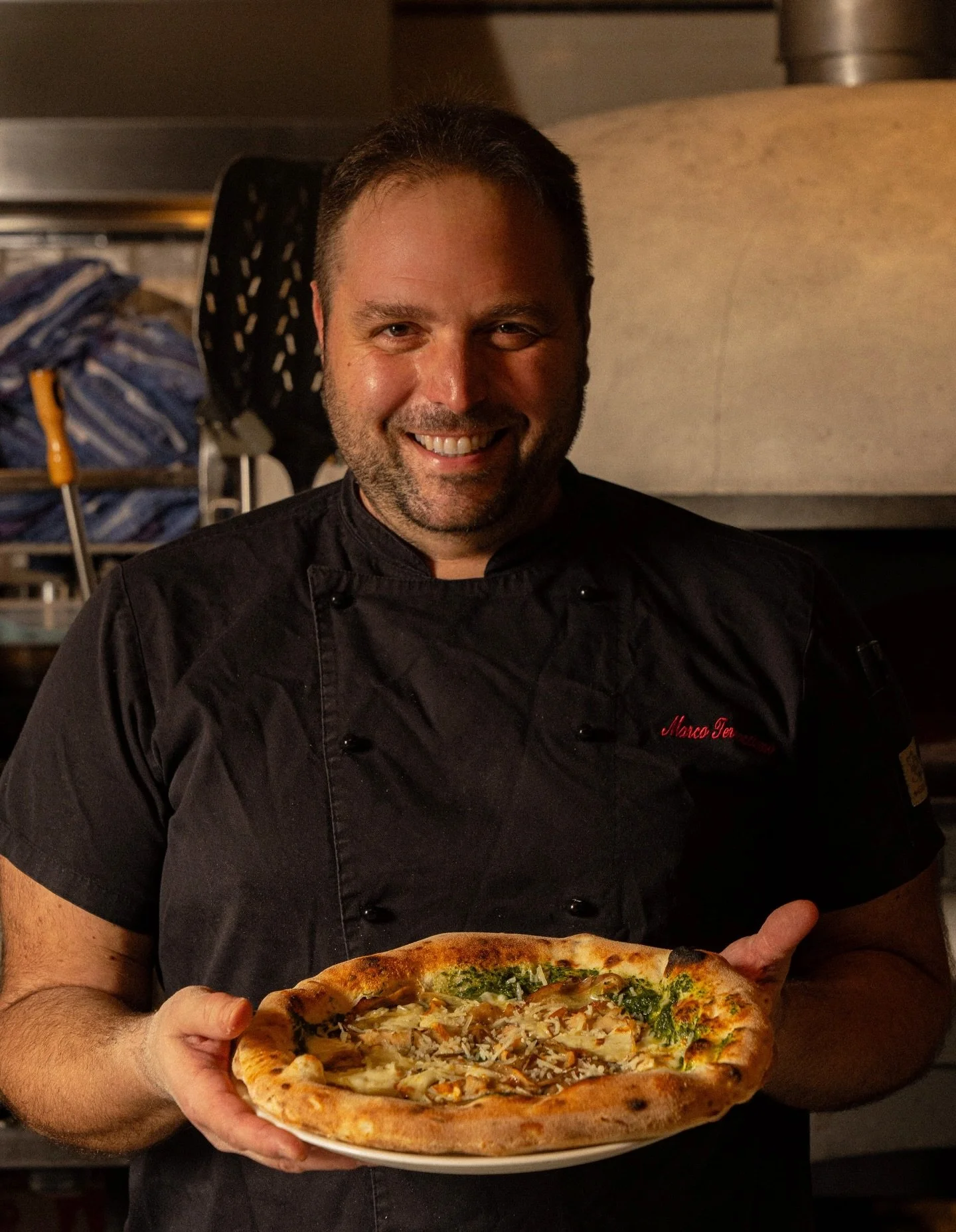 If you ever wondered who&rsquo;s behind your favourite Matteo pizza, say ciao to Marco 👋🏼

Swipe through to watch him bring our Porchetta to life: friarielli pur&eacute;e, fior di latte, porchetta, pecorino Toscano. You&rsquo;ll understand why we a