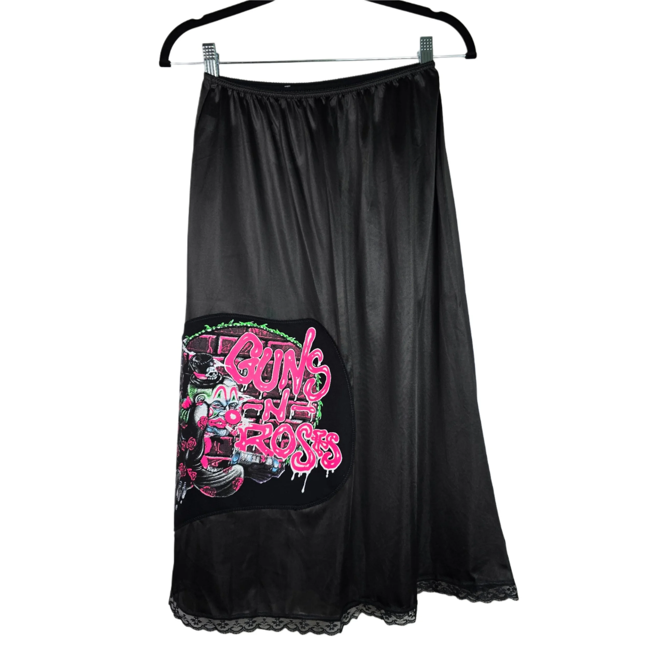 Upcycled Guns n Roses Vintage Slip