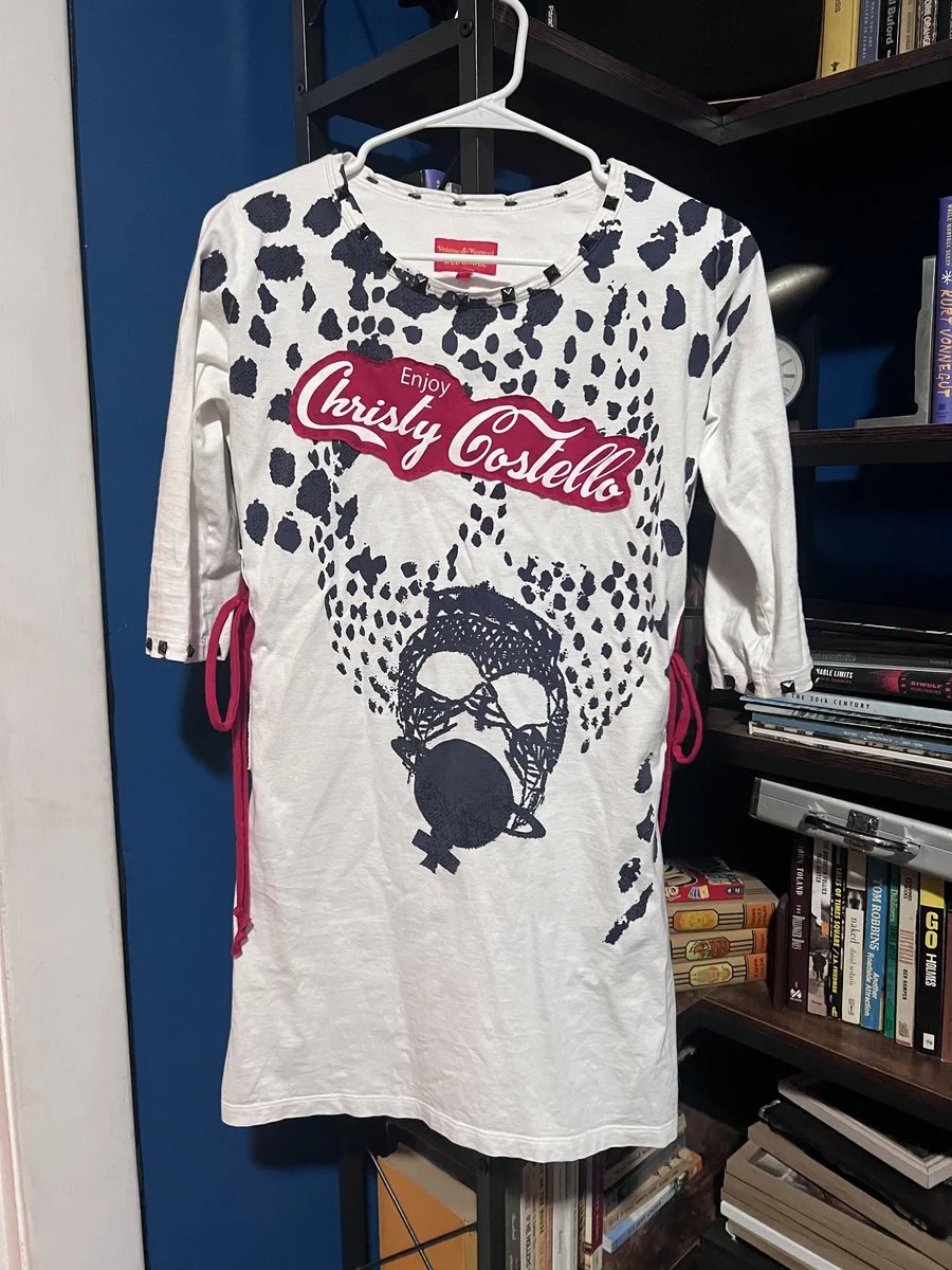 Christy Costello Upcycled Vivienne Westwood Tee Shirt Dress