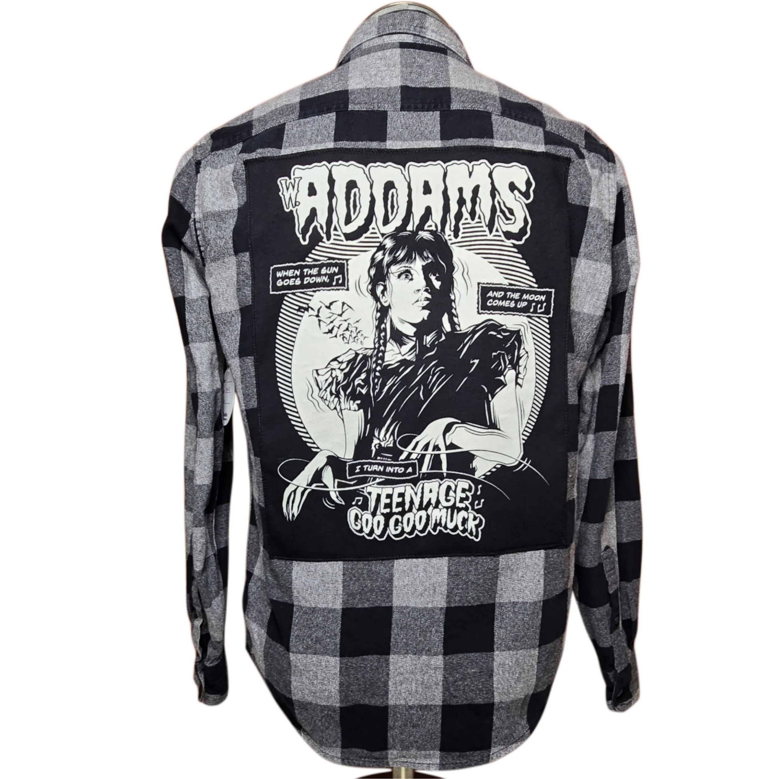 Wednesday Addams Flannel (Small)