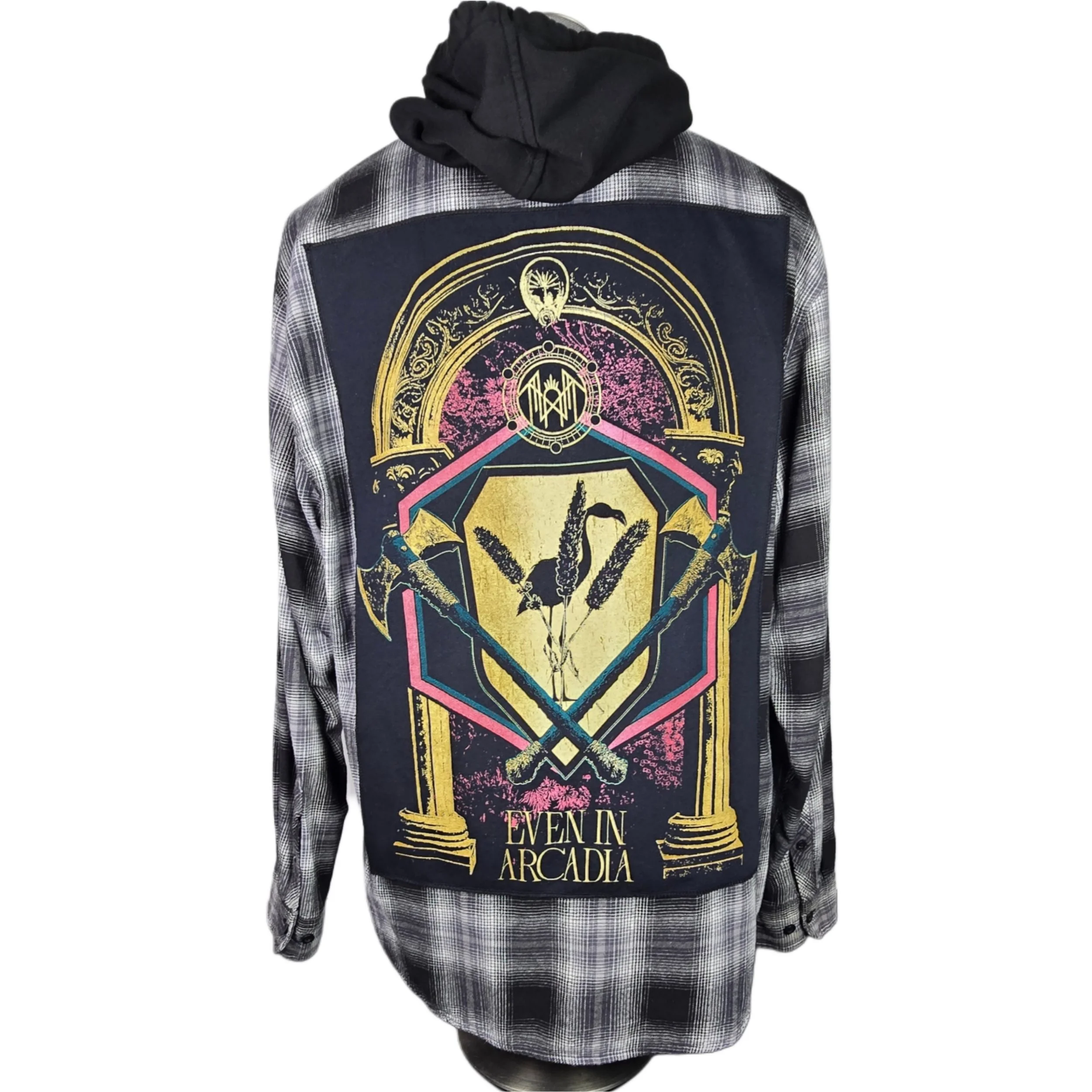 Sleep Token Hooded Flannel (L - Oversized Fit)
