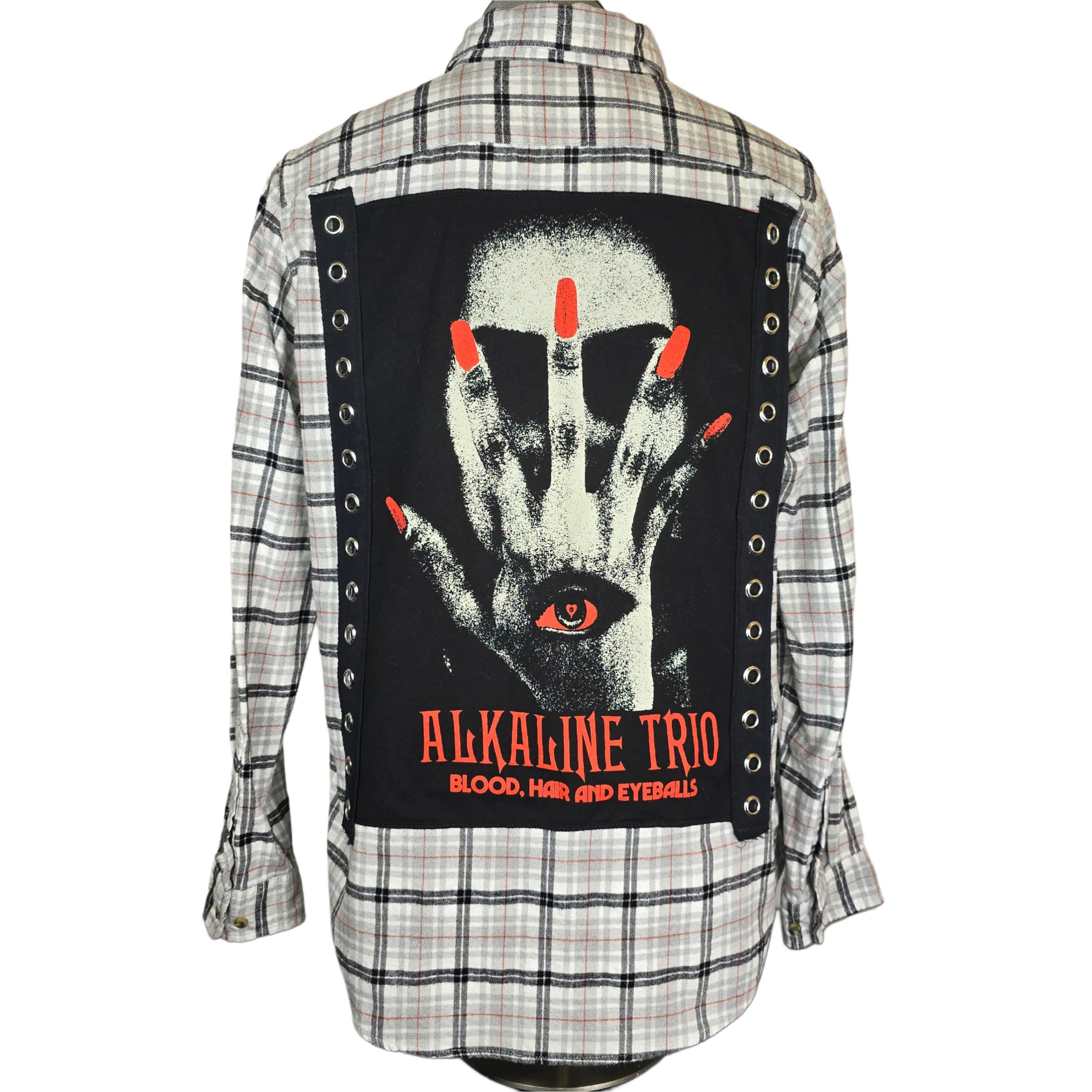 The Maximalist Reworked Line - Upcycled Alkaline Trio Flannel