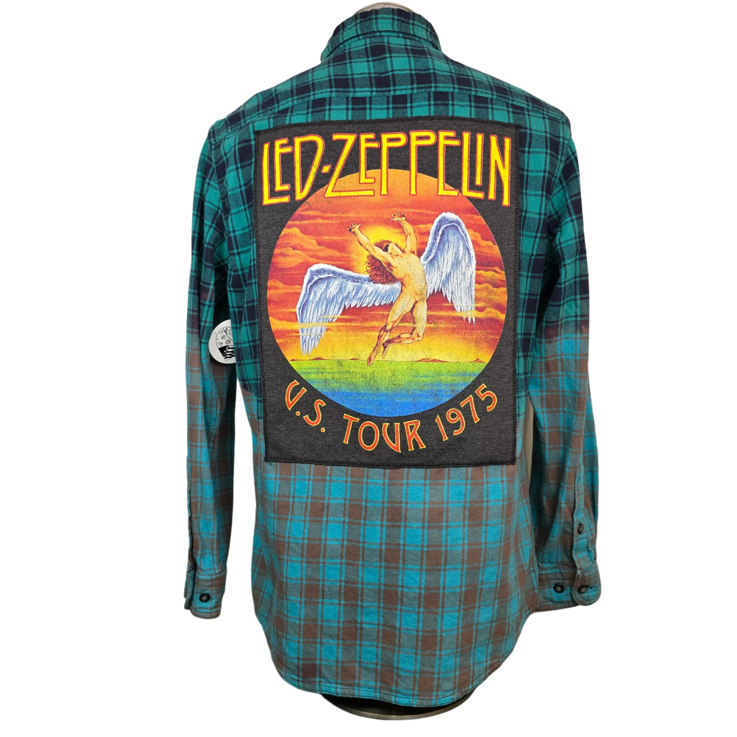 Hand Dyed Led Zeppelin Flannel