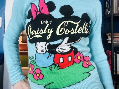 Christy Costello Upcycled Sweater with Studs