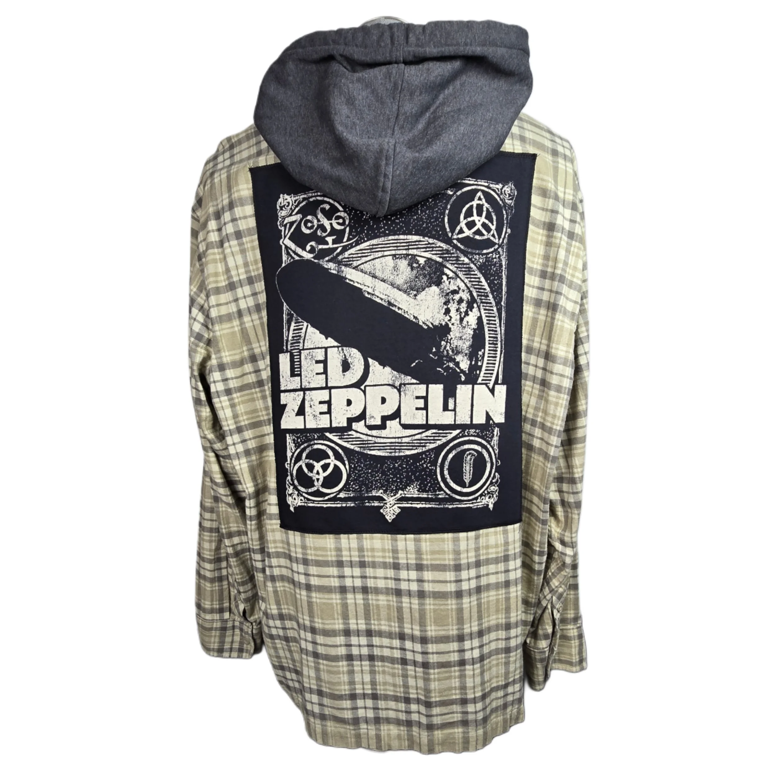 Led Zeppelin Hooded Flannel