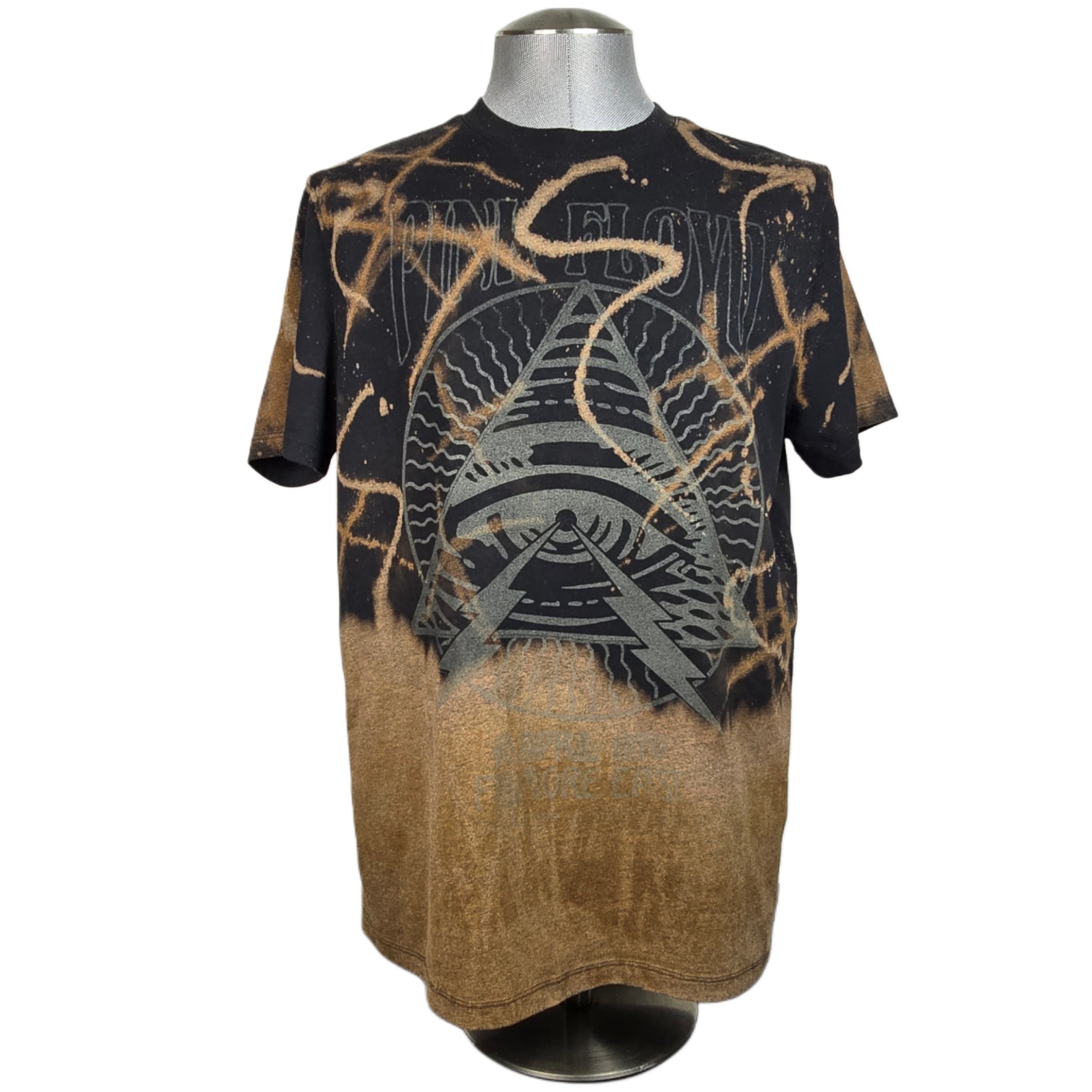 Hand Dyed Pink Floyd Band Tee