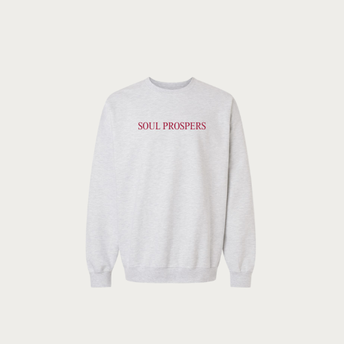 Soul Prospers Embroidered Crewneck Sweatshirt