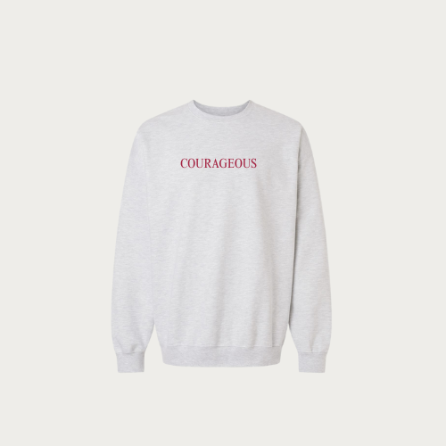 Courageous Embroidered Crewneck Sweatshirt