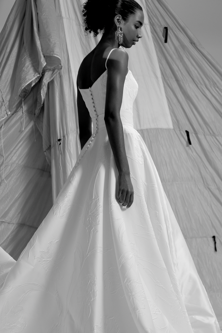 BIELLE DRESS WITH OVERSKIRT