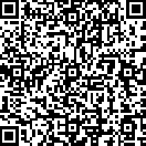 QR code with black and white pattern