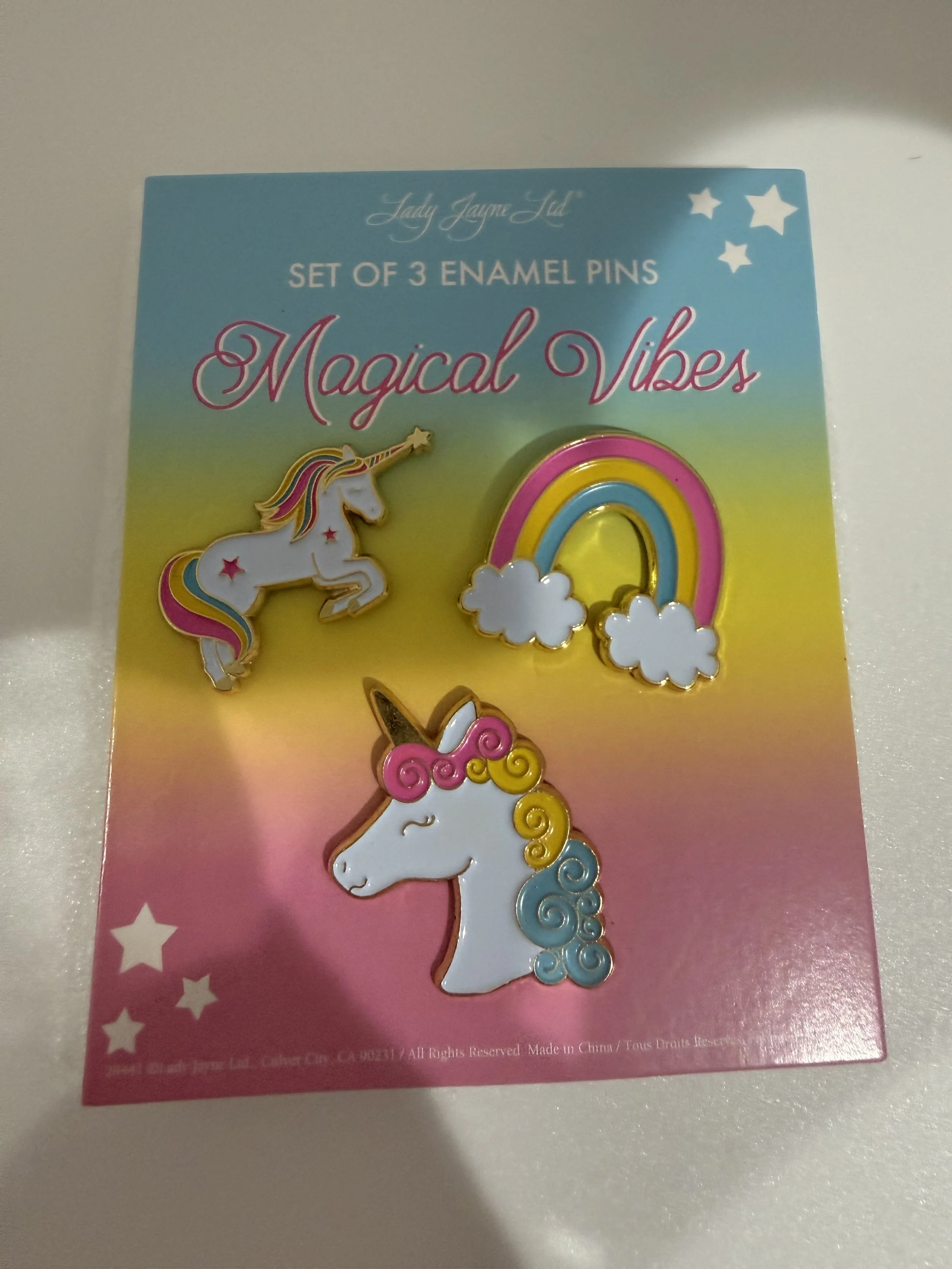Set of 3 magical pins