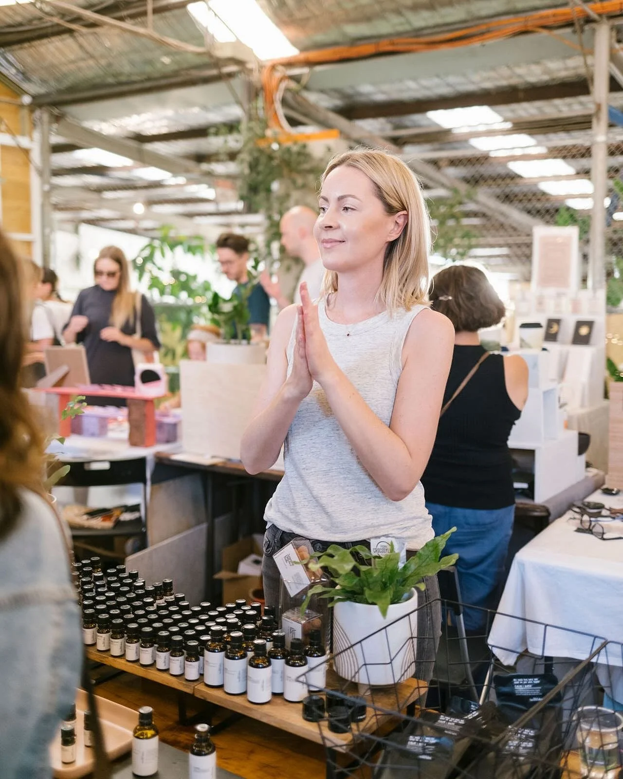 This is me at the @stackwood_ Made Local Market in 2019. 

I&rsquo;d just returned from New York where I was studying an intensive aromatherapy course.

I was so inspired and excited about where my little business going. And I still am. 

I was also 