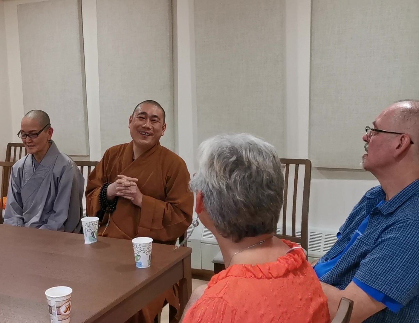 Ven Xin Yin and other chaplains