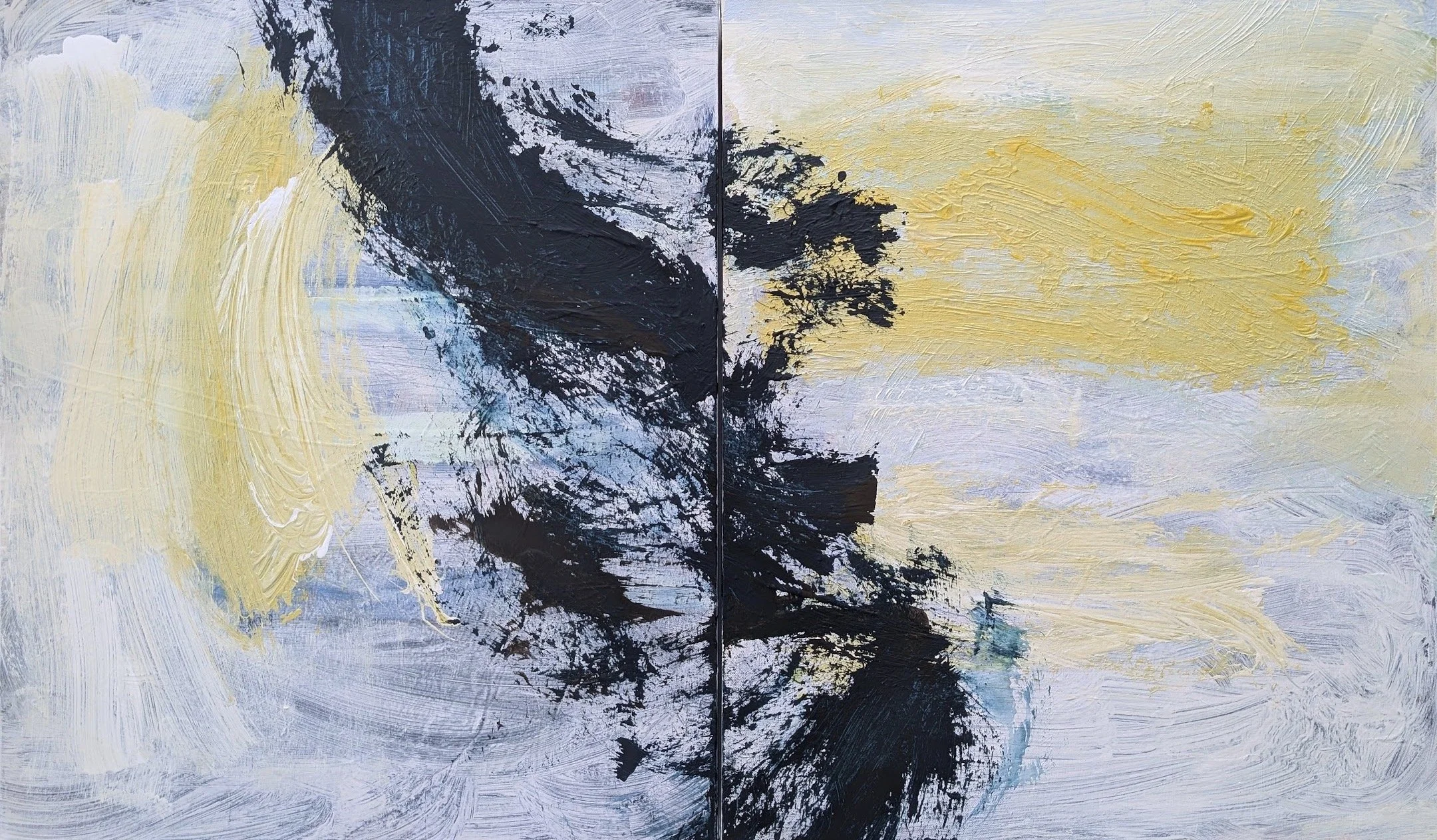 Spindrift (diptych) by Alex Bridge